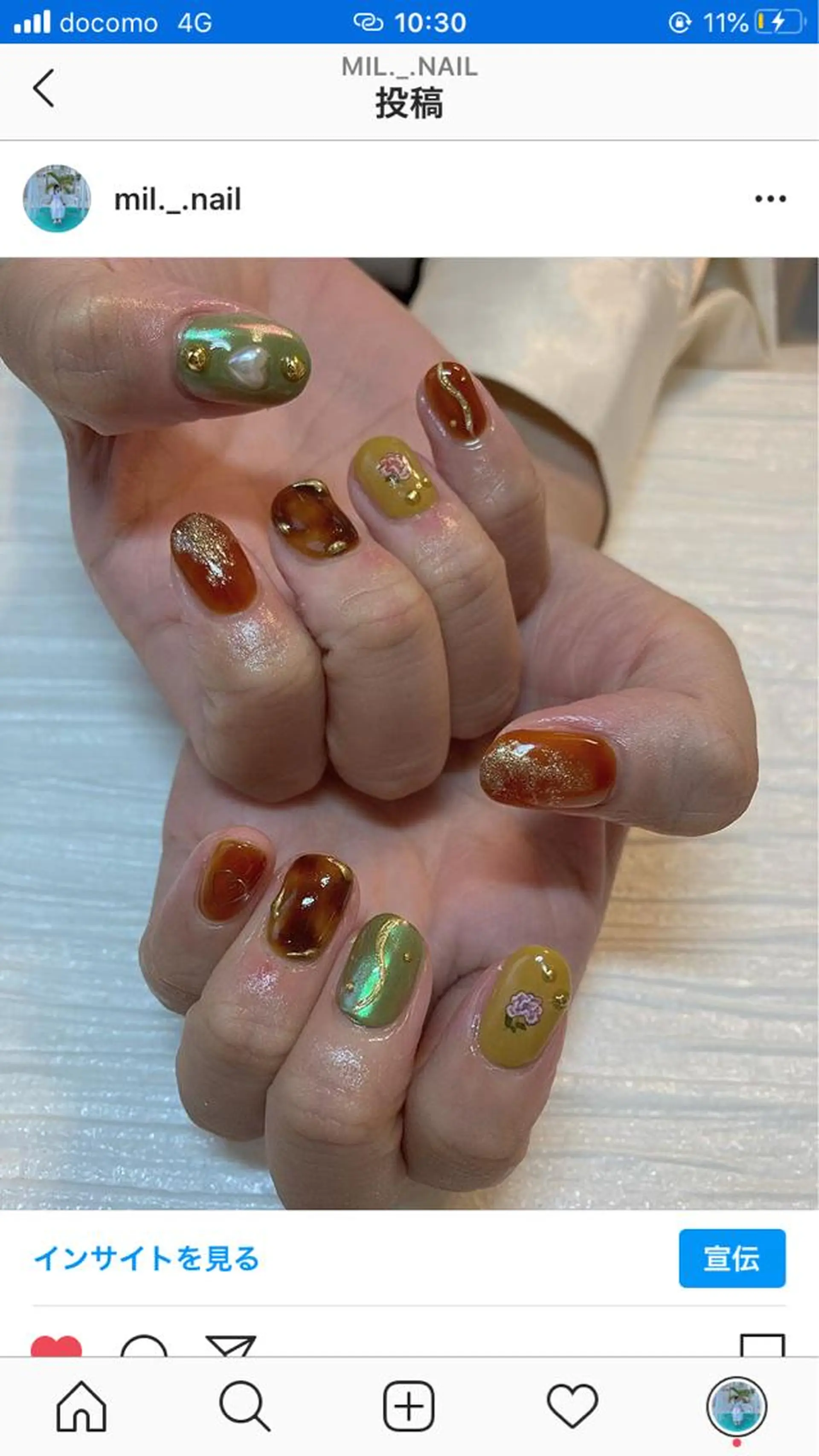 ネイル ﾐﾙﾌｨｰﾕ /Tomoeのネイルデザイン