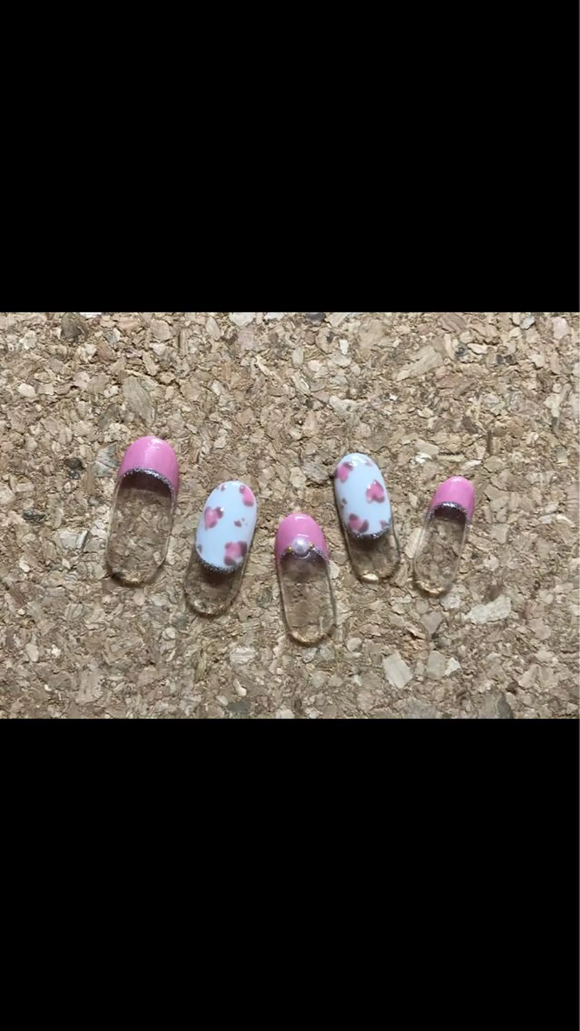 ネイル 春ネイル ハンドネイル 'mm  (ミリ) ＭＡＮＡＭＩのネイルデザイン