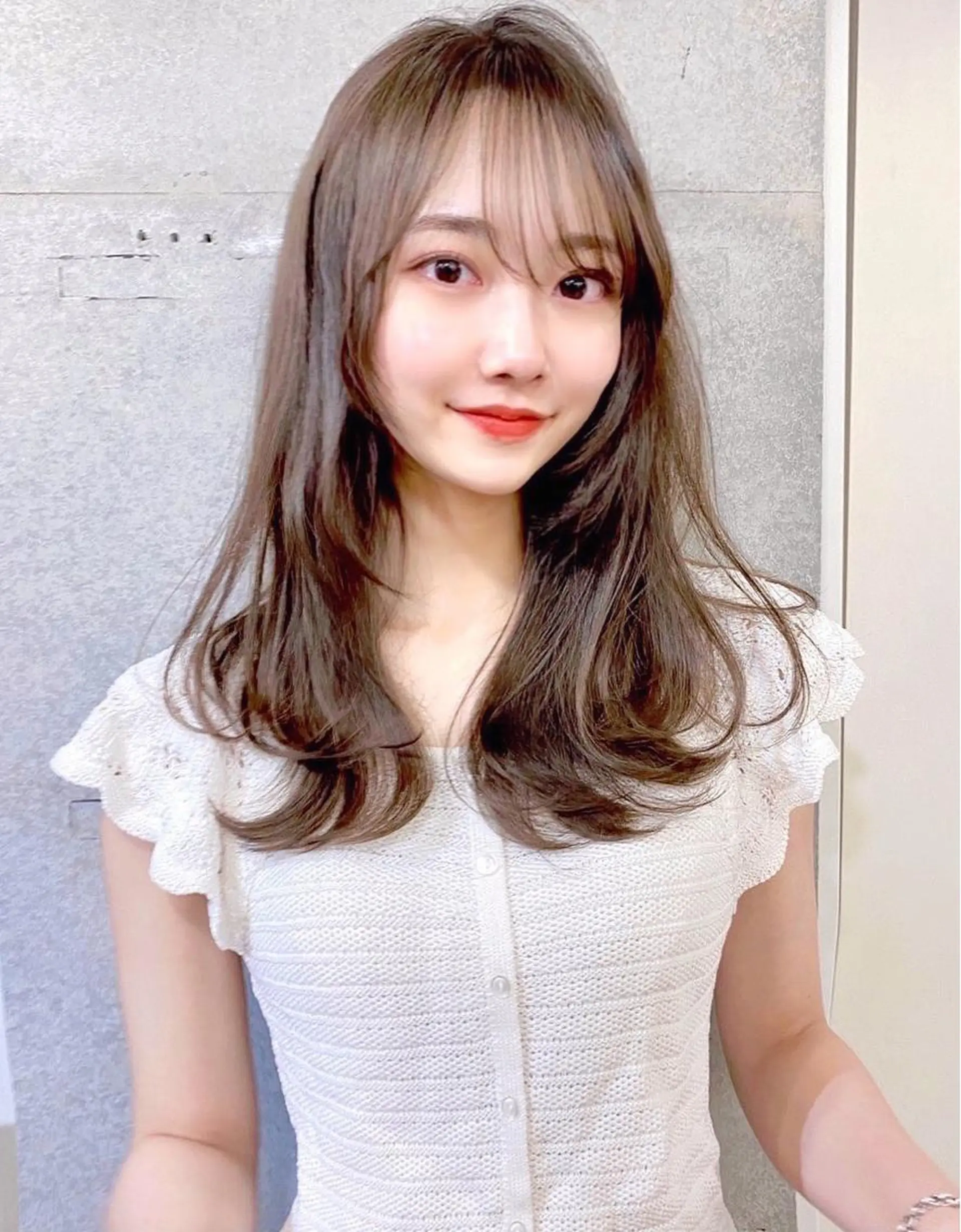 ロング ロングレイヤー くびれヘア 顔周りカット レイヤーカット ロング 似合わせレイヤー 🇰🇷荒木洋文のヘアスタイル