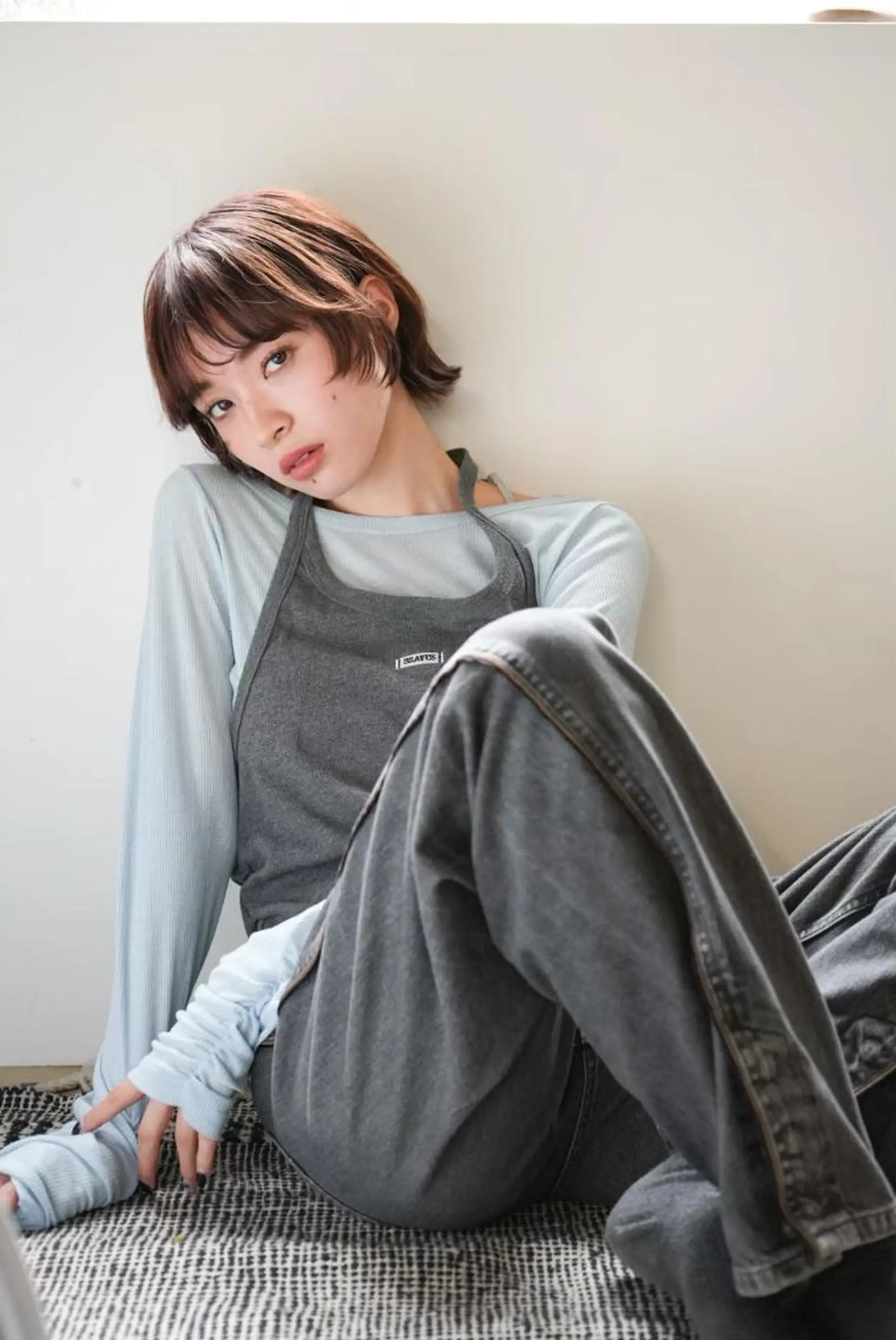 ショート 縮毛矯正/ショート 長岡/姉崎宏実🌿のヘアスタイル