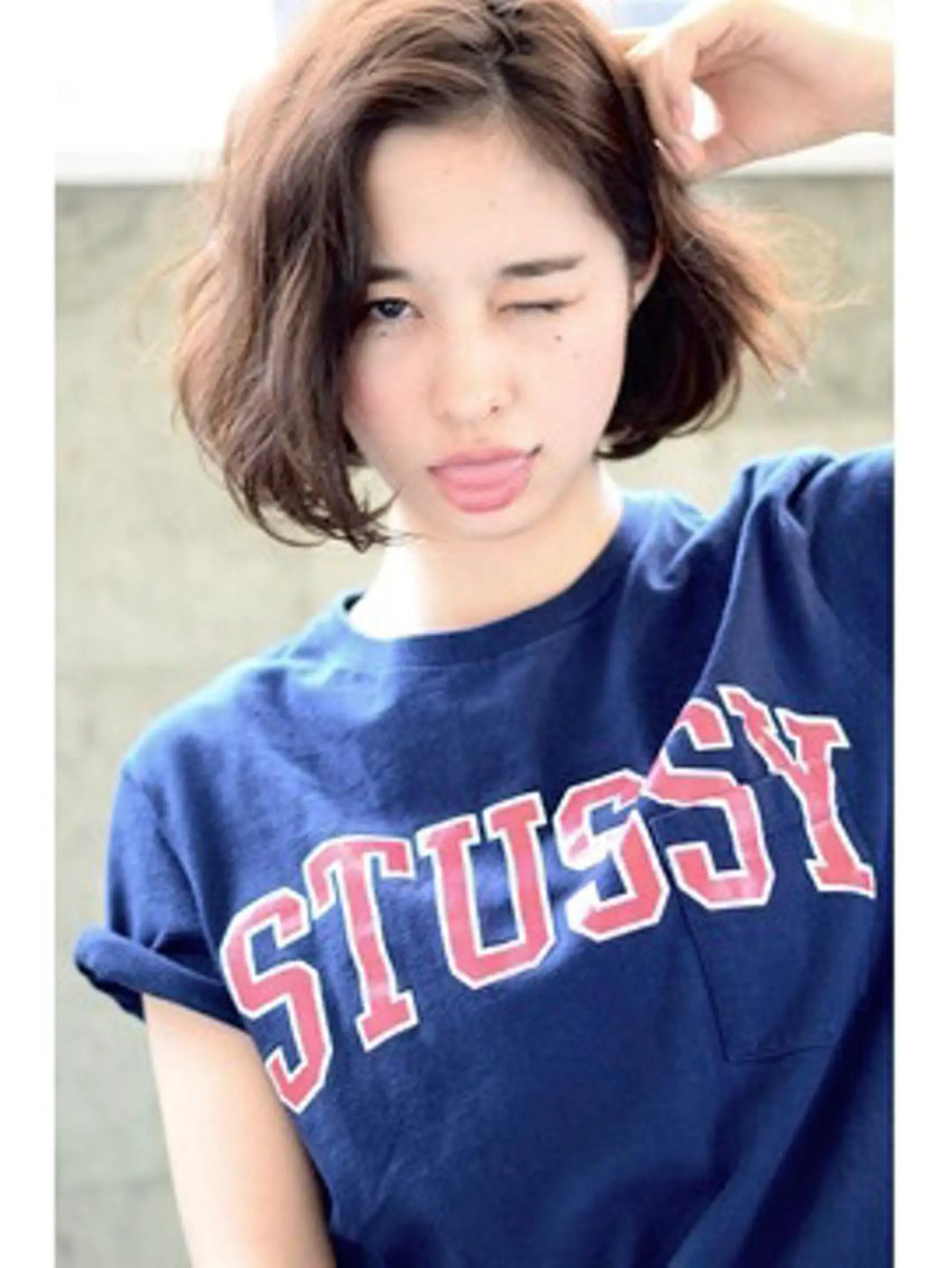 ミディアム カラー カット トリートメント 👑圧倒的カラー👑 佐々木祐希のヘアスタイル