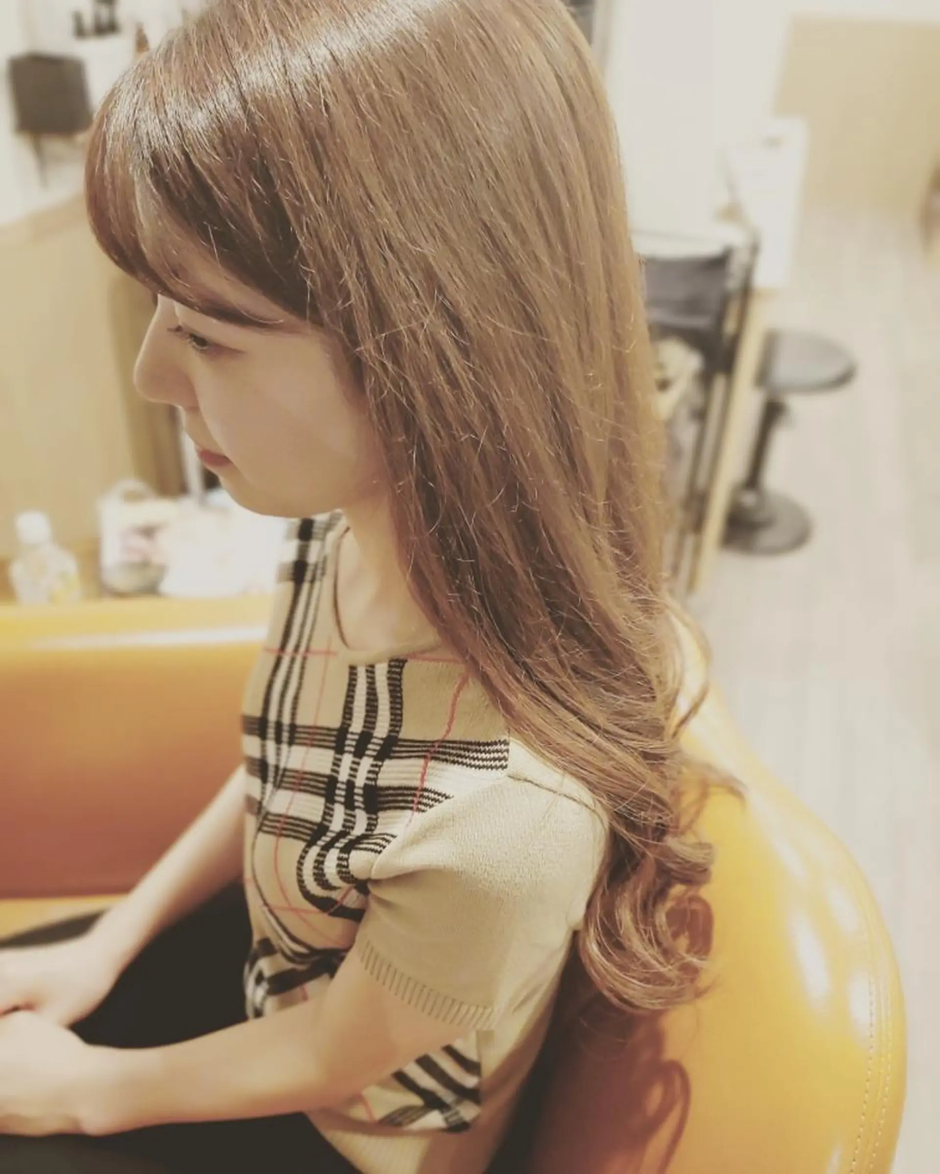 ロング カラー アディクシーカラー イルミナカラー 外国人風カラー トリートメント ヘアカラー トリートメント spa hair  ark 富井直美のヘアスタイル