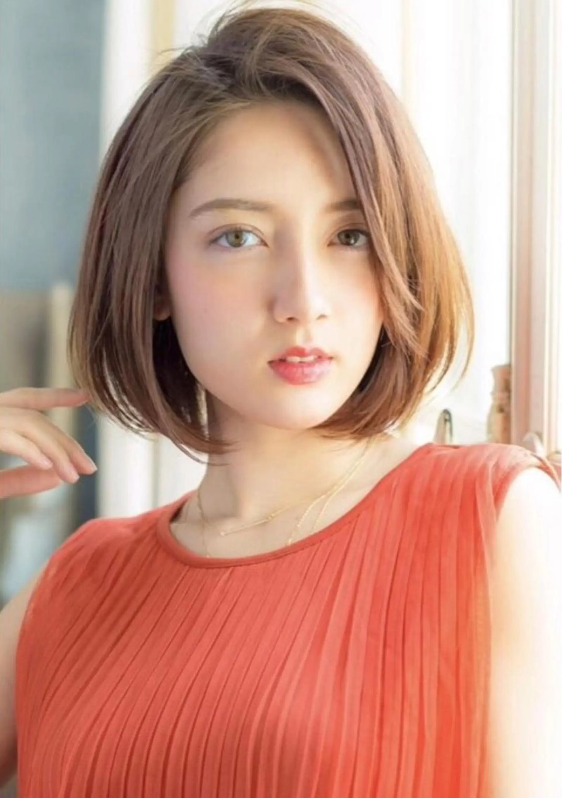 ショート レイヤー❣️縮毛矯 川村利幸のヘアスタイル