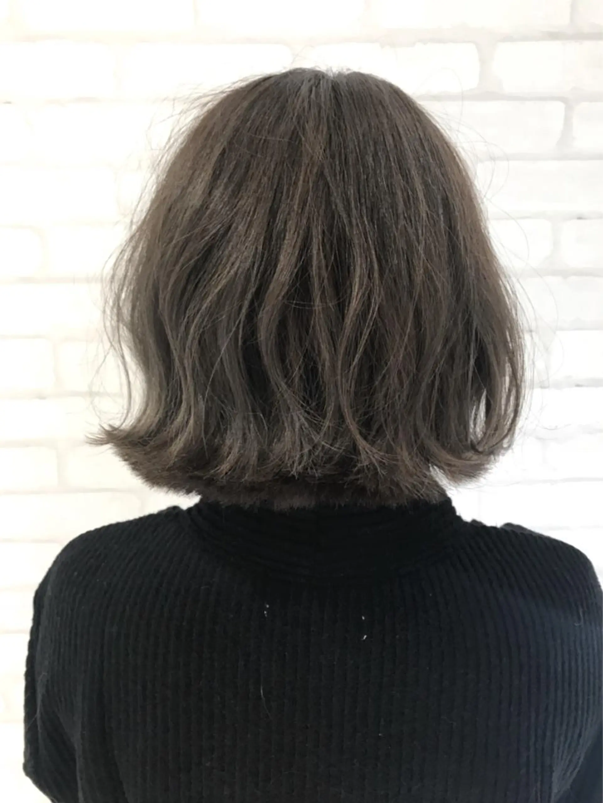 ミディアム ヘアカラー 金沢 広美のヘアスタイル