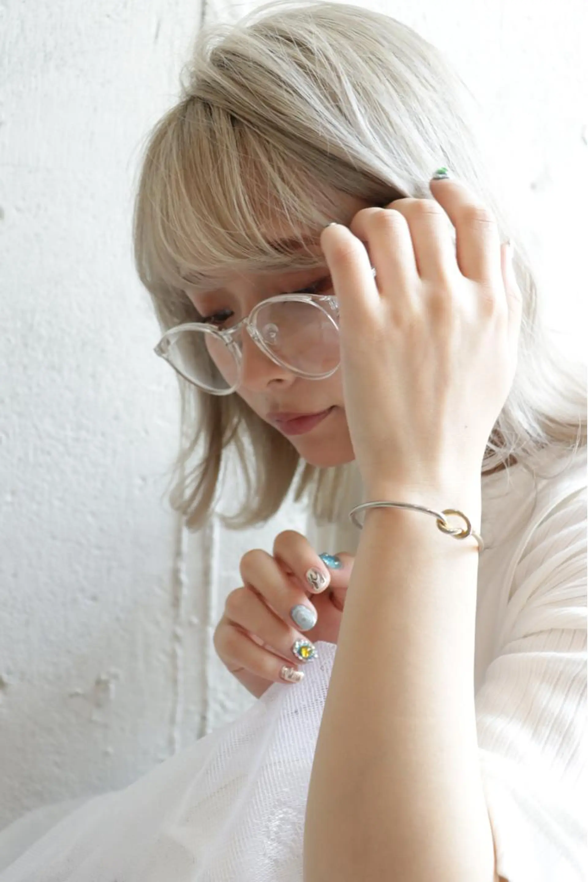 ショート カラー パーマ ヘアアレンジ メンズ キッズ ヘアカラー ケアブリーチ×ハイト ーン専門/SHOTAのヘアスタイル