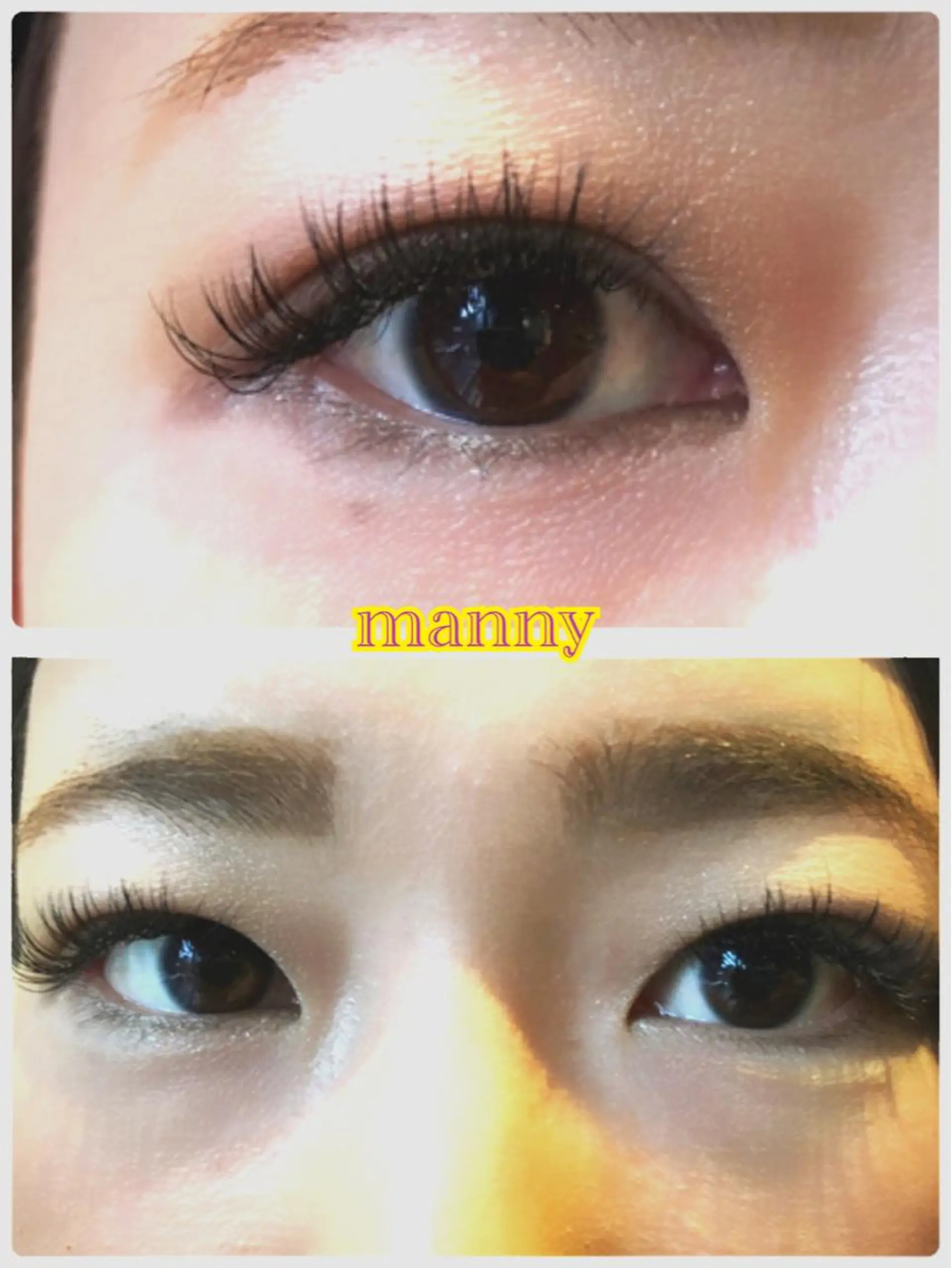 マツエク・マツパ Dカール manny eyelashのマツエク・マツパデザイン