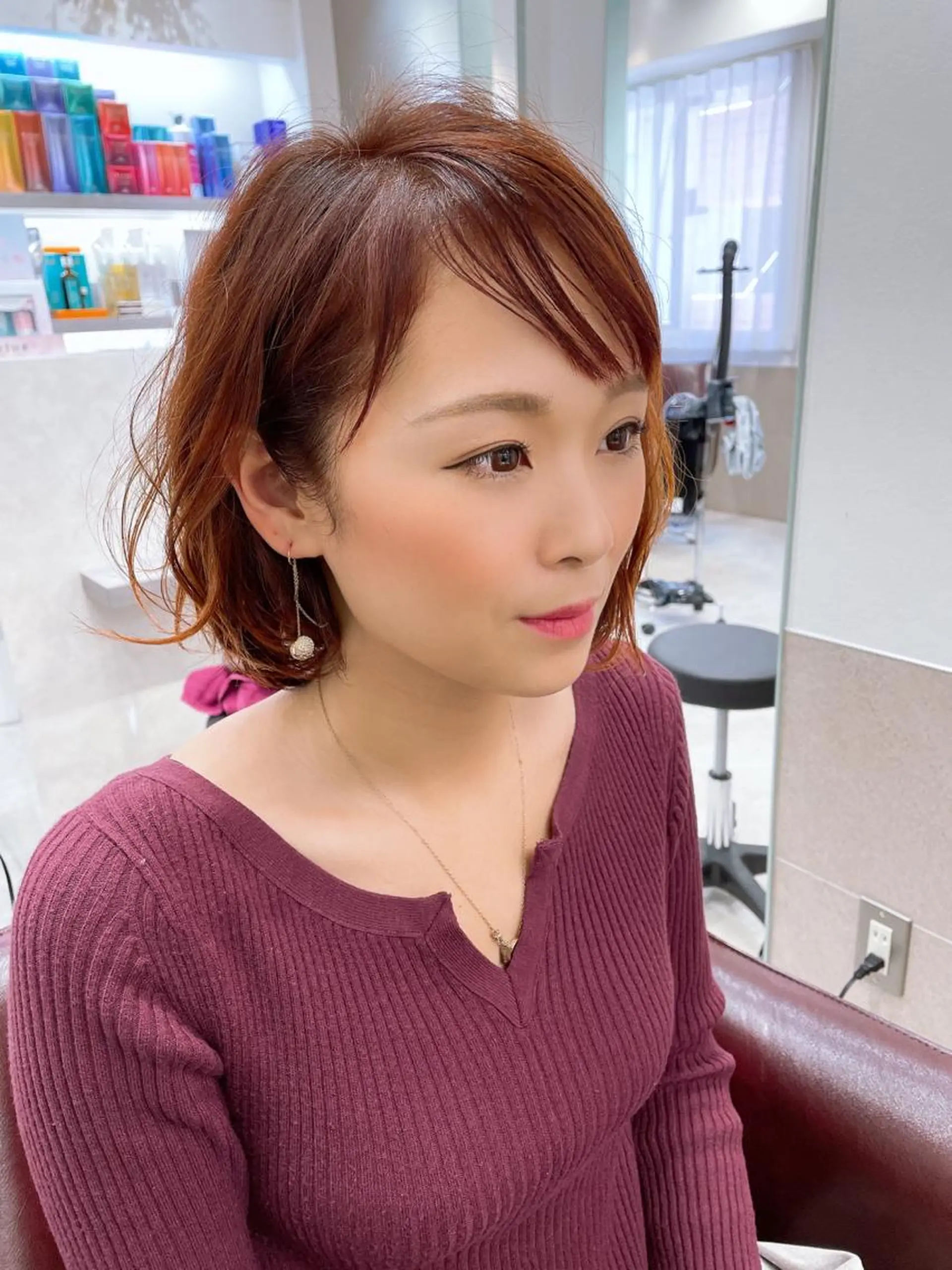 ショート カラー イルミナカラー 髪質改善 縮毛矯正 tuuli トゥーリのヘアスタイル