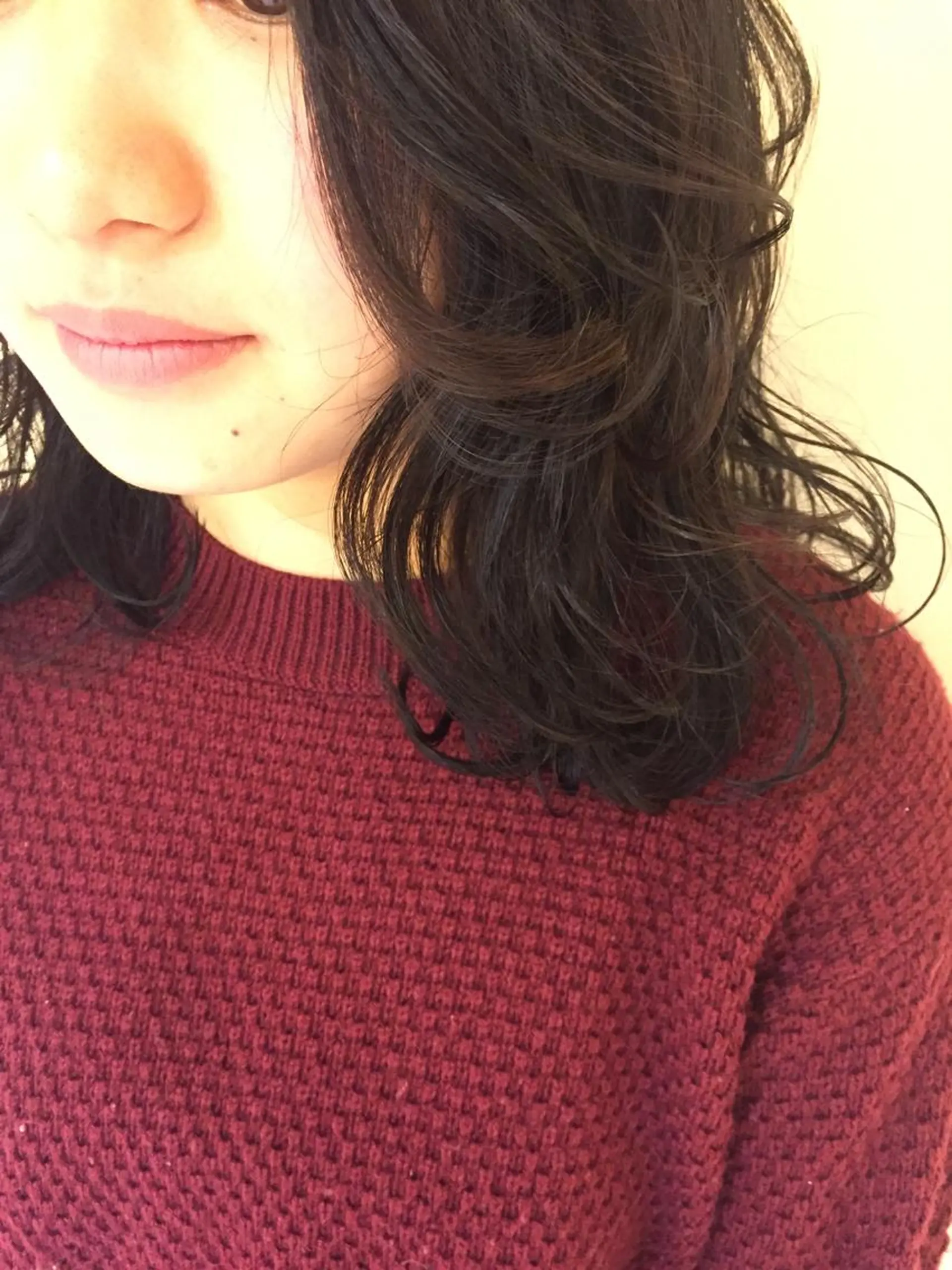 ミディアム カラー 加藤 綾華のヘアスタイル