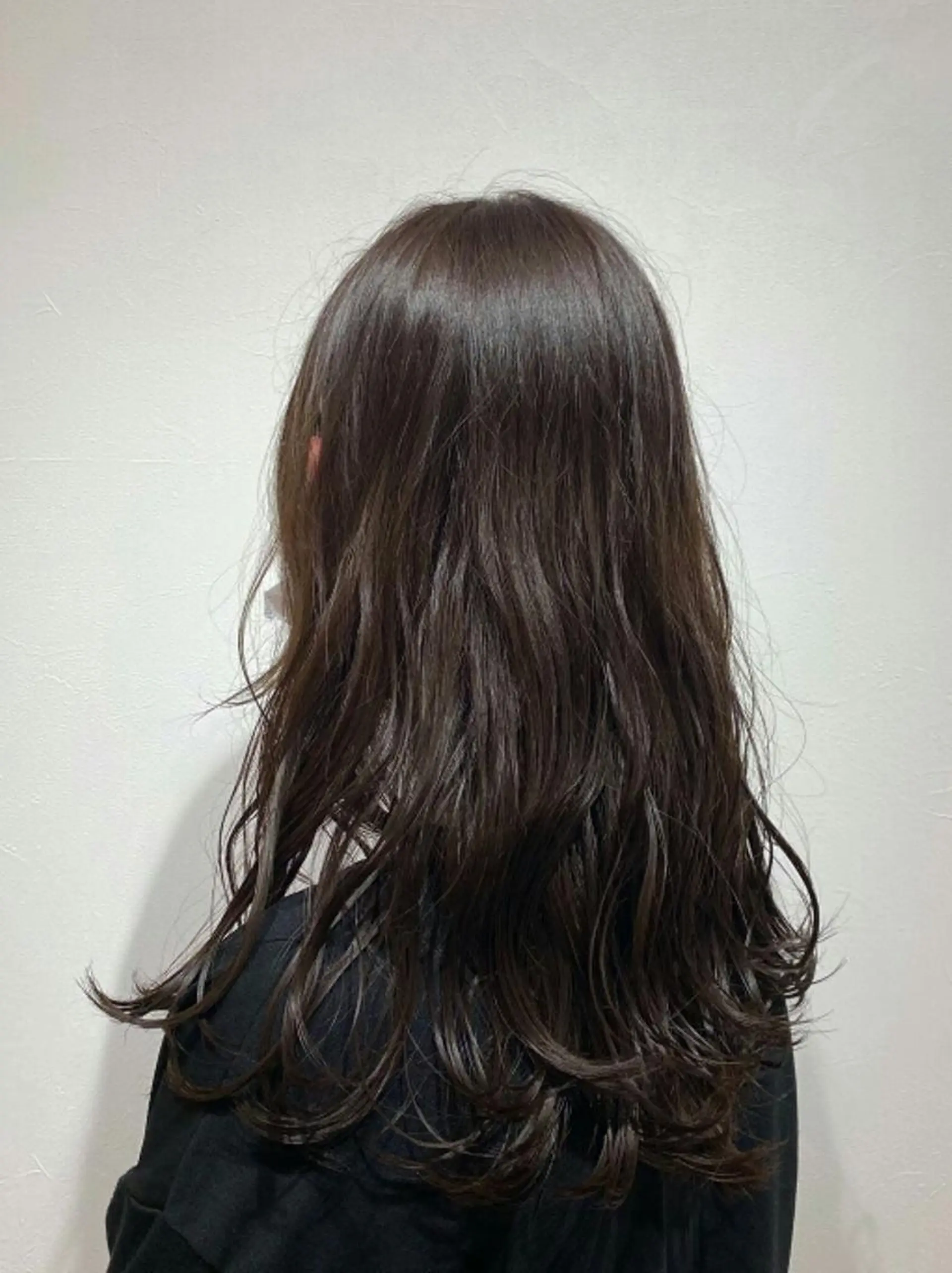 カラー ラベンダーカラー バイオレットカラー 酸性ストレート/ブリ ーチなしWカラー河本のヘアスタイル