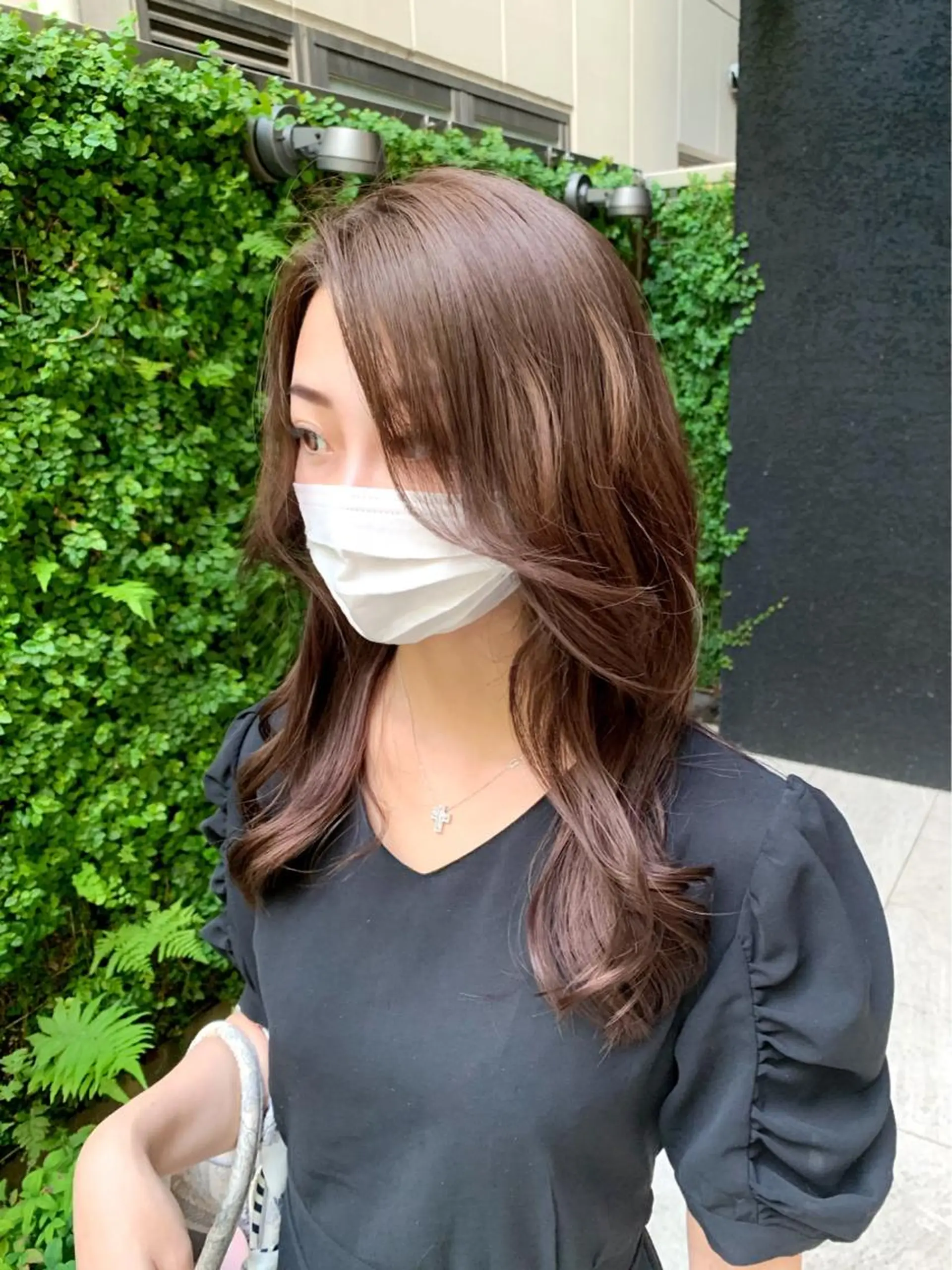 セミロング カット ヘアカラー LITTLE _KATOのヘアスタイル