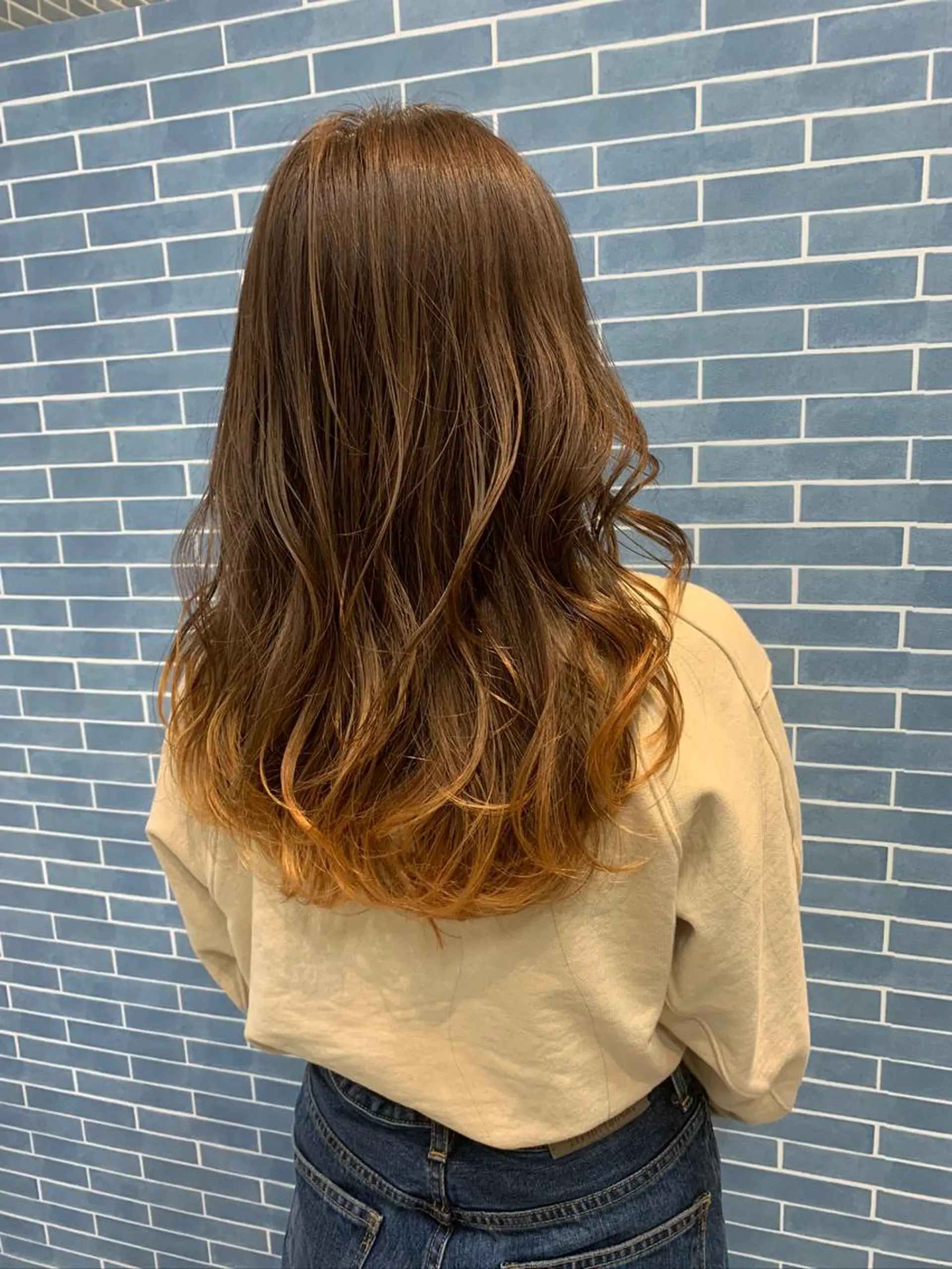 ロング カット ヘアカラー mantap hair所属・石塚 リクのヘアスタイル