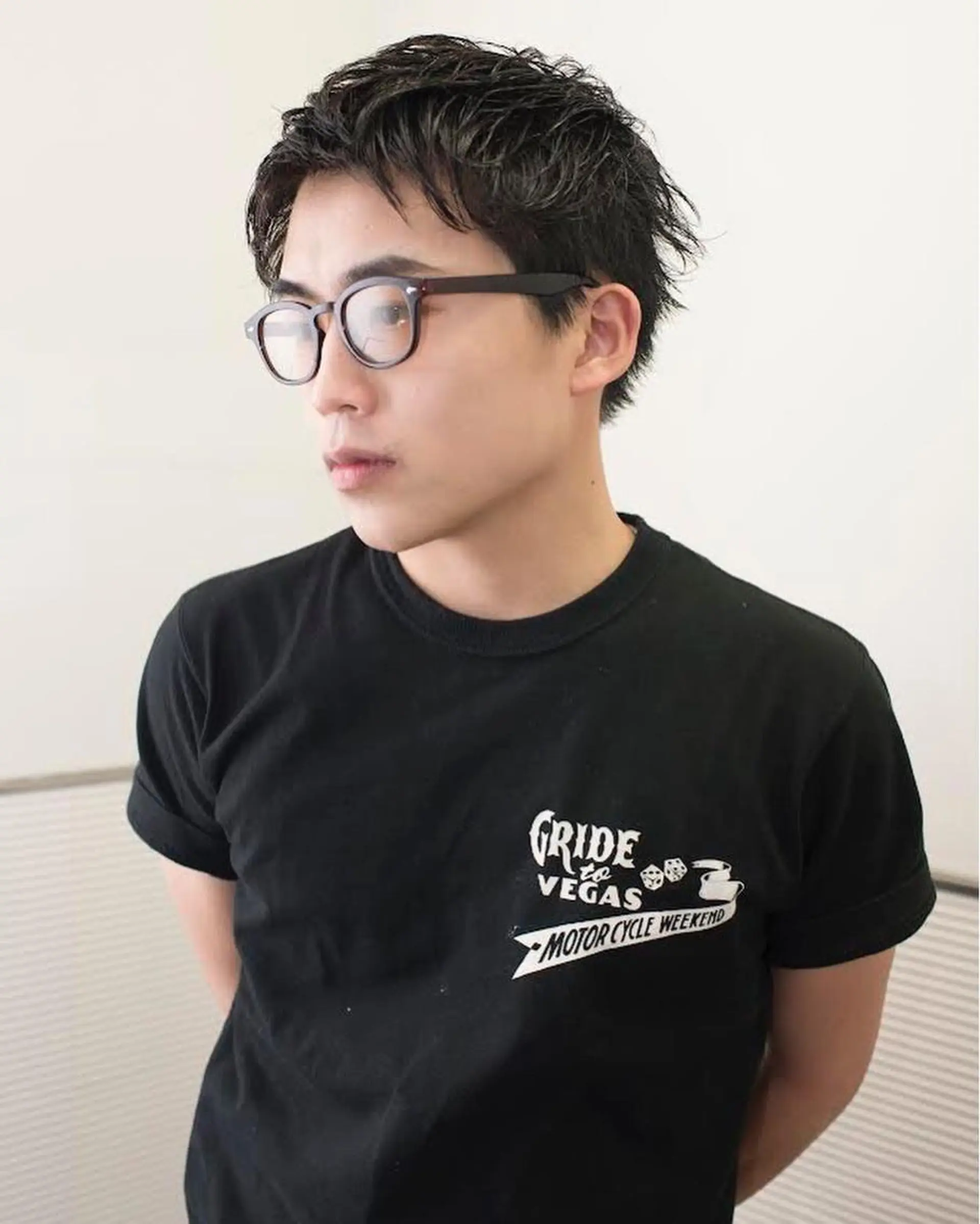 ショート メンズ 千葉 慎也のヘアスタイル