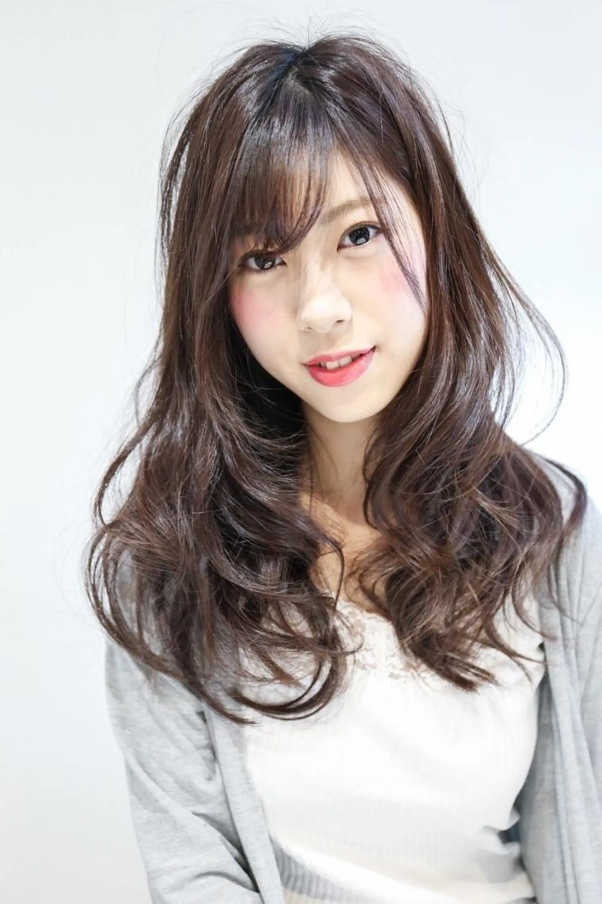 ロング カラー パーマ ヘアアレンジ ブリーチ/ヘアケア/ 艶髪/イギチハルのヘアスタイル