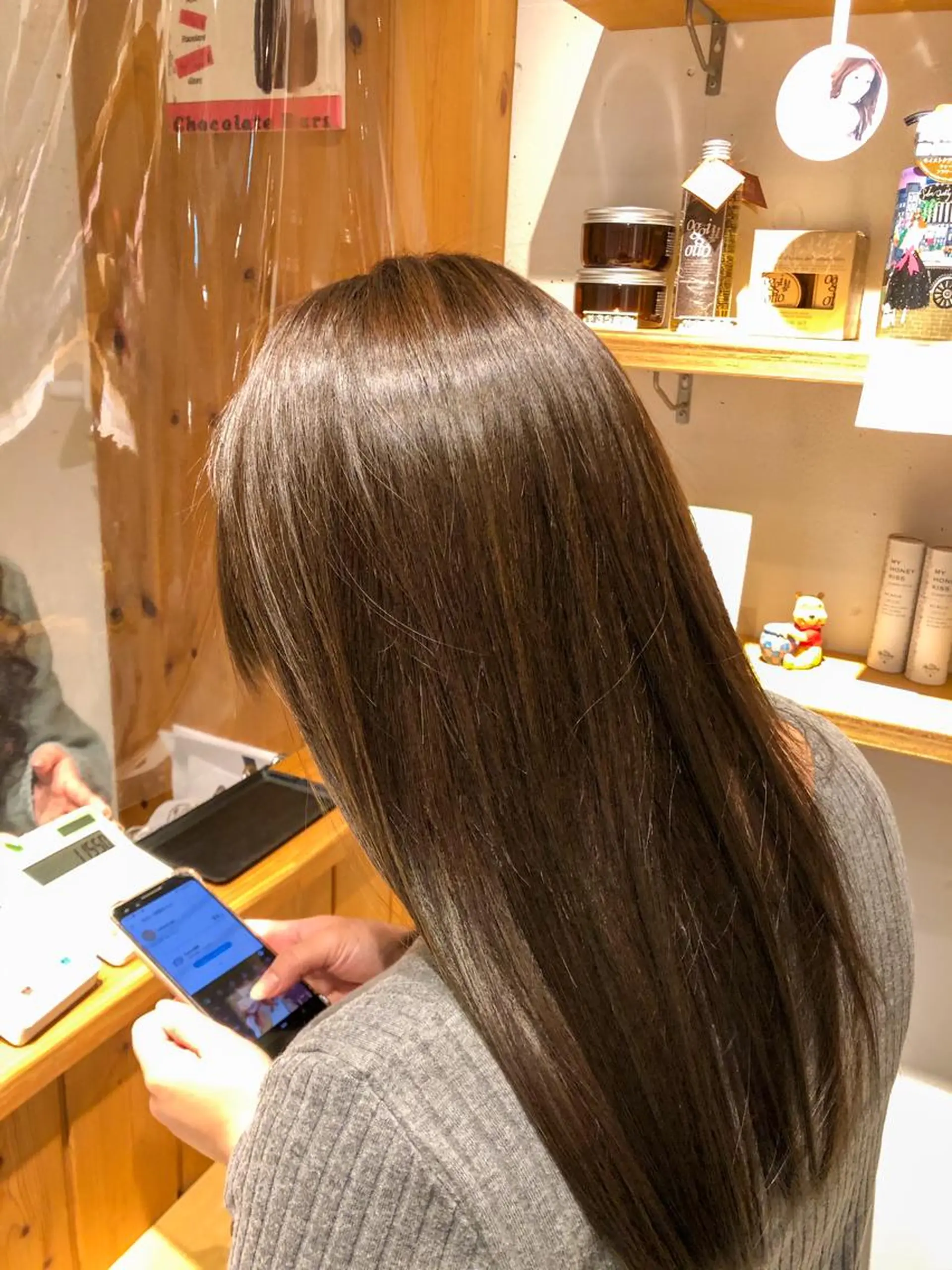 セミロング 髪質改善韓国レイヤー カット内田智大のヘアスタイル