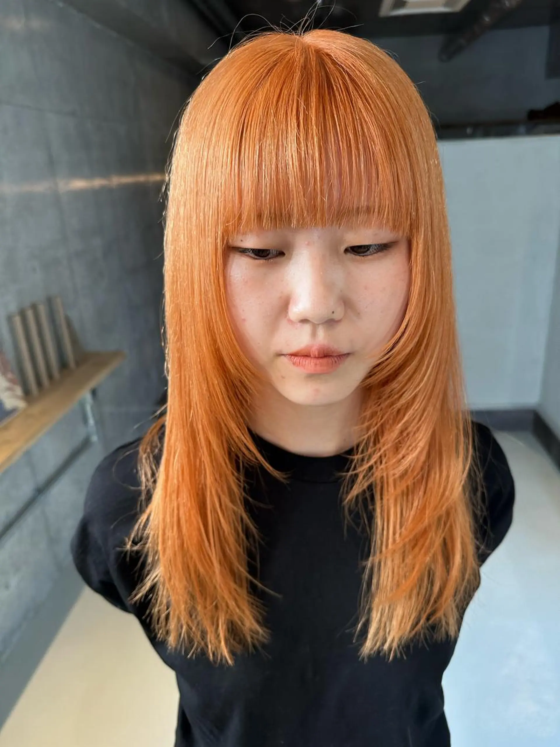 ロング カラー 斎藤祐樹 /レイヤー/パーマのヘアスタイル