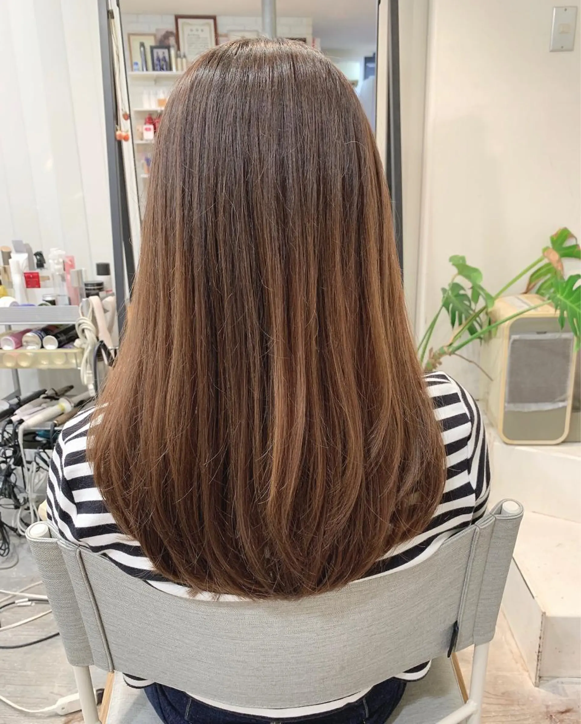 セミロング 寺尾 迅平のヘアスタイル