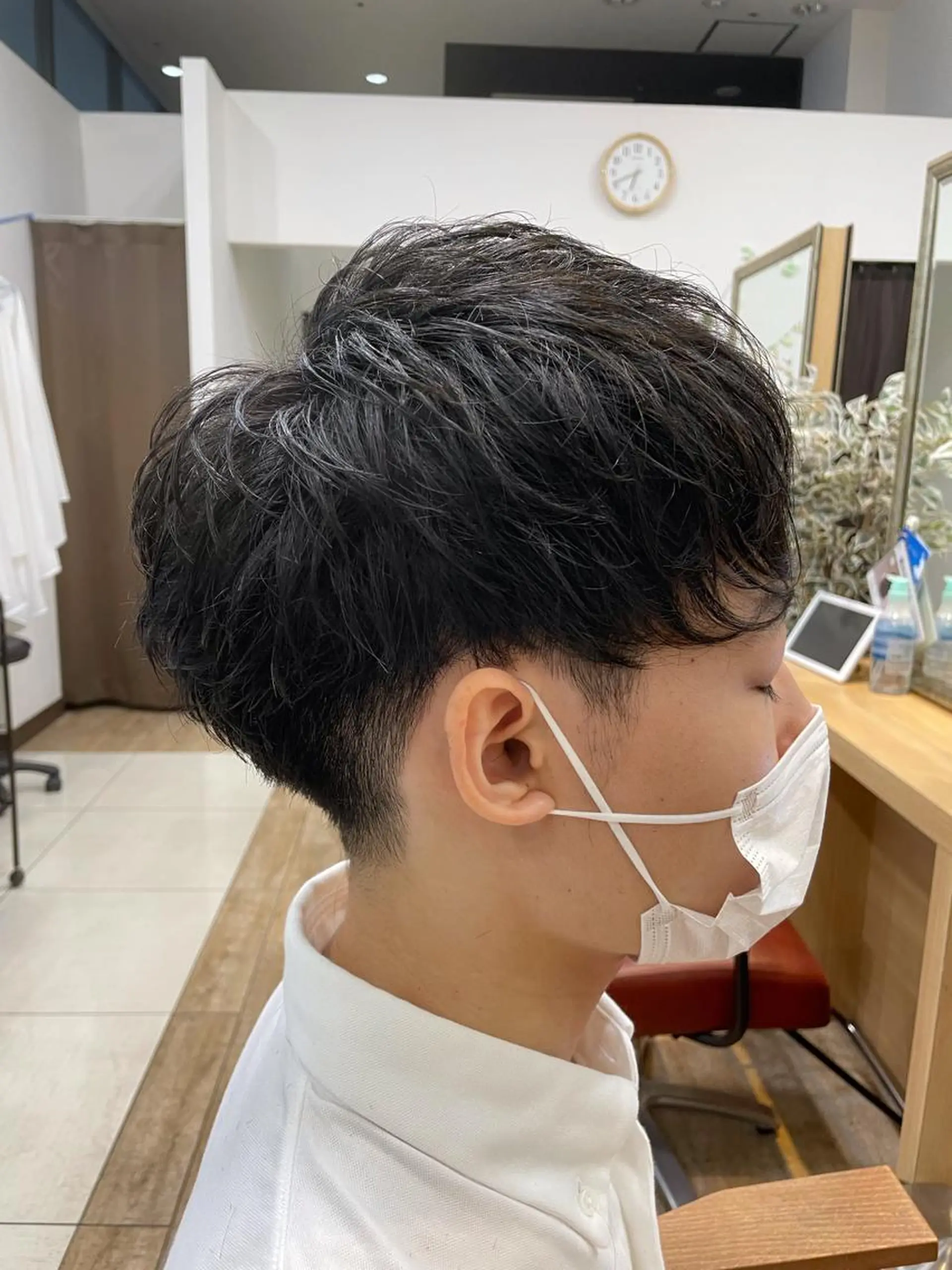 メンズ マッシュ カット 💫カットパーマ💫 伊原虎太郎のヘアスタイル