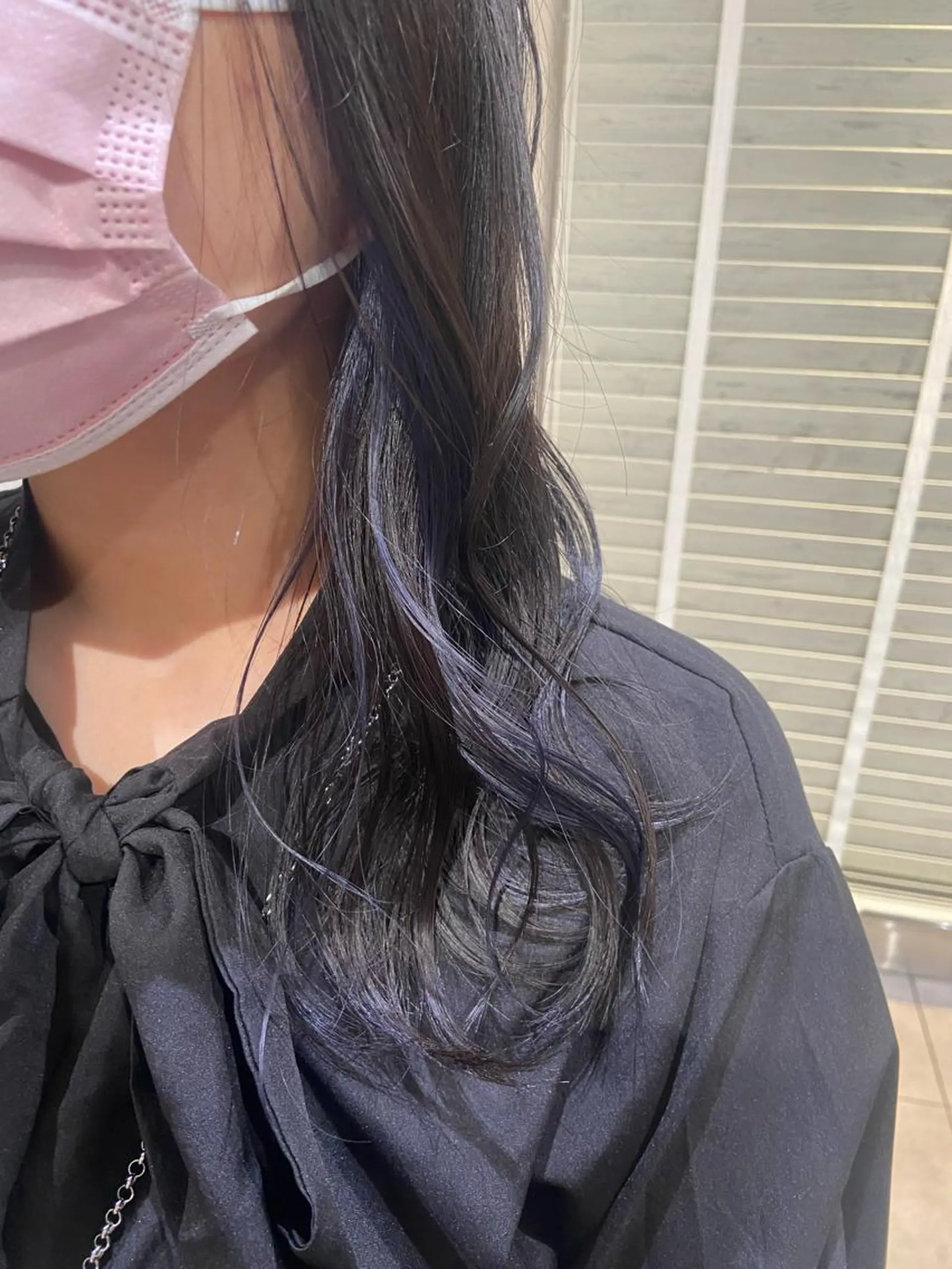 ミディアム カラー ヘアカラー ハラダ ヒナミのヘアスタイル