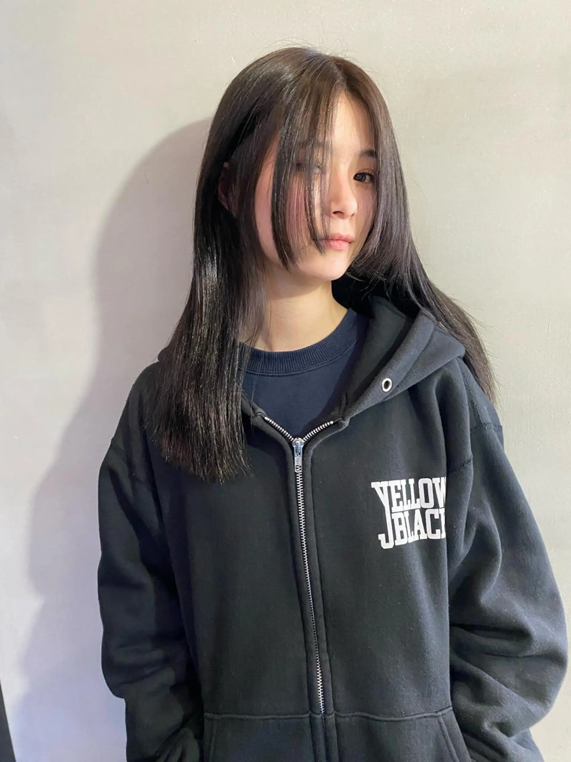 ロング カラー ヘアアレンジ 顔まわりレイヤー レイヤーカット SHACHU ayamiのヘアスタイル