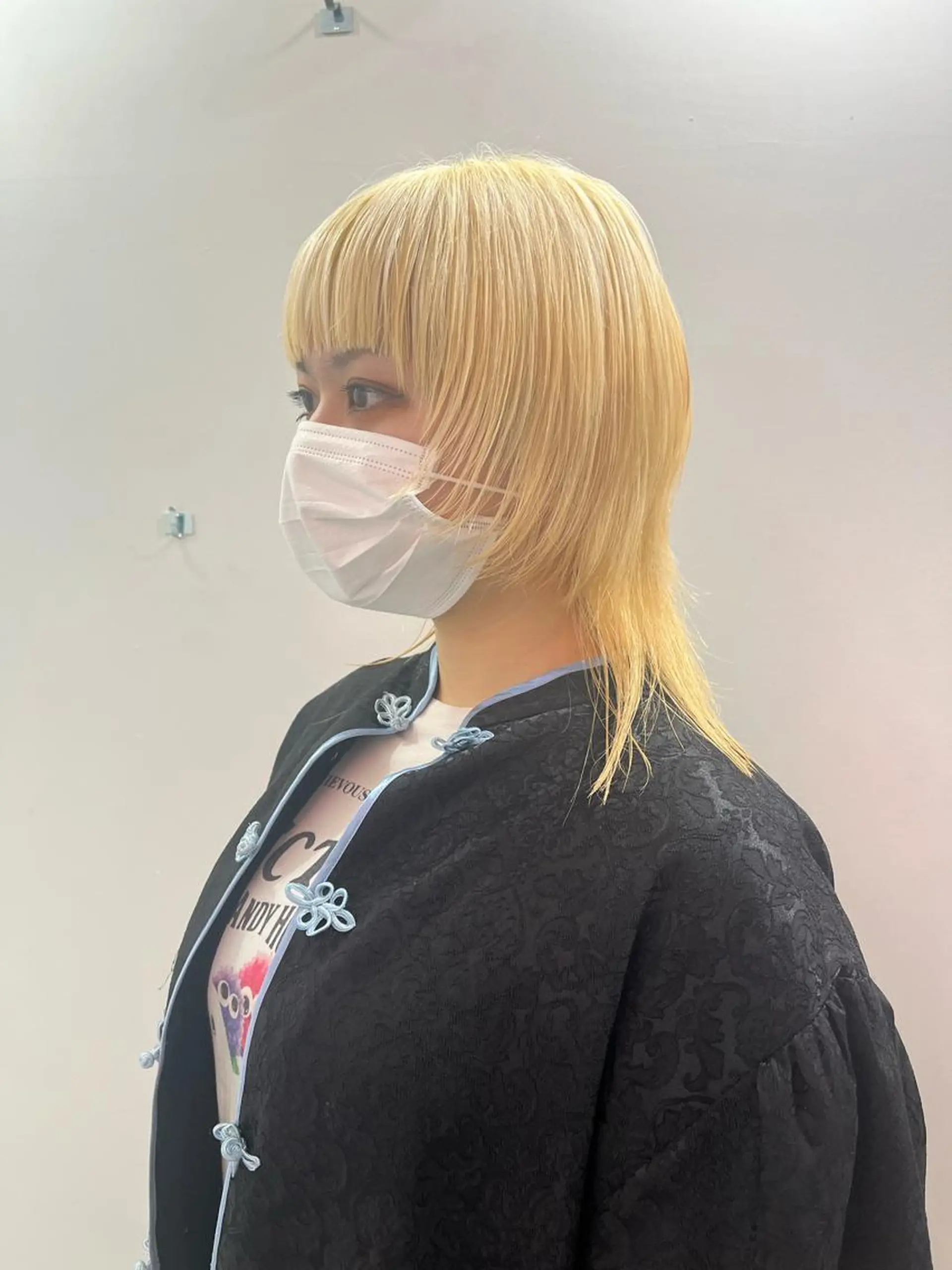 ミディアム カラー ハイトーンを育てる ブリーチカラー/牧原のヘアスタイル