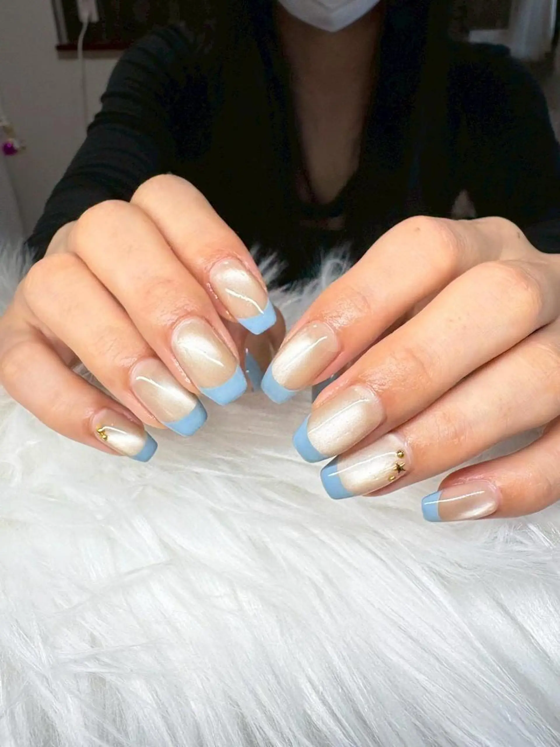 ネイル ボルドー チークネイル クリアネイル 成人式 フラッシュネイル Kiki/フィルイン オフィス/シンプルのネイルデザイン