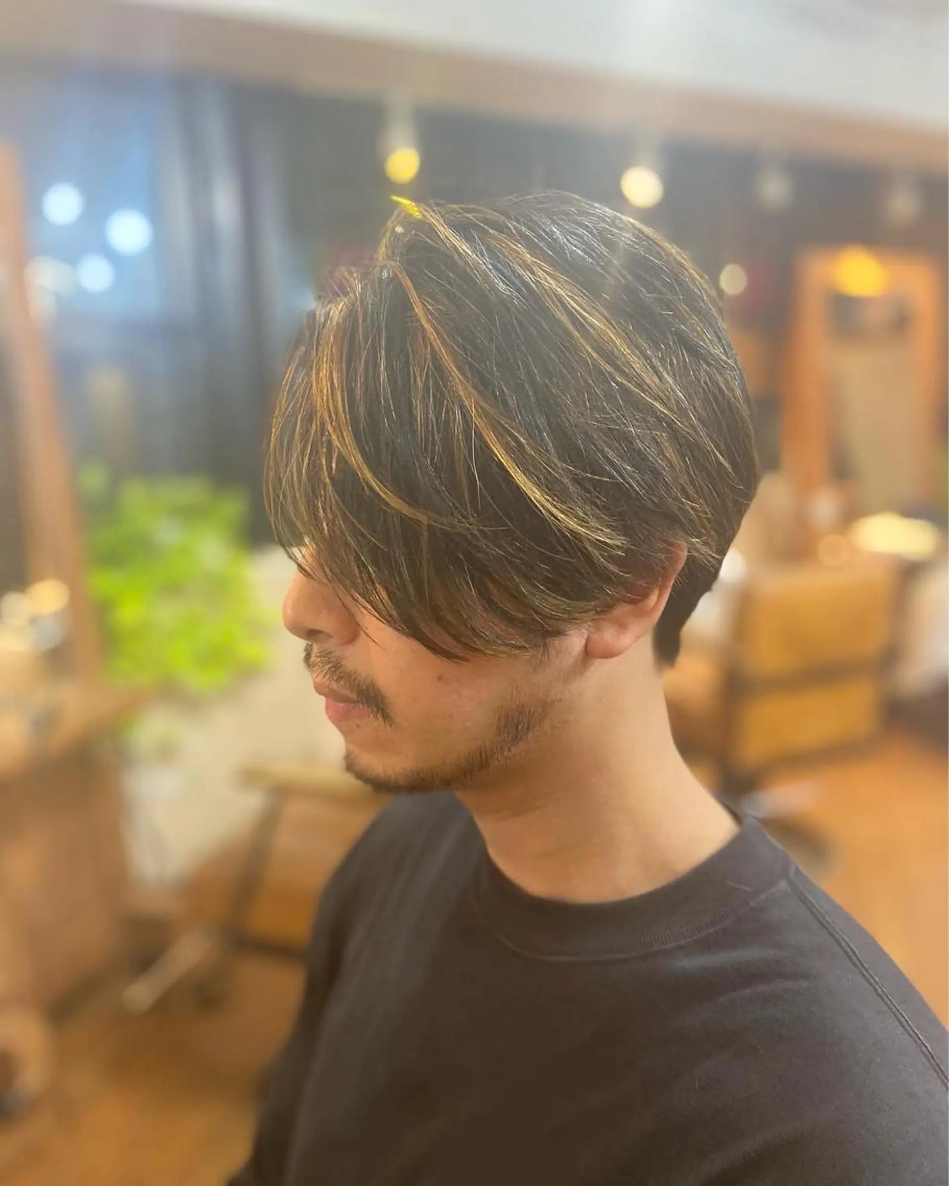 ショート カラー メンズ メンズハイライト ハイライトカラー ハイライト スローエイジング/ ダメージレス鈴木慎一のヘアスタイル