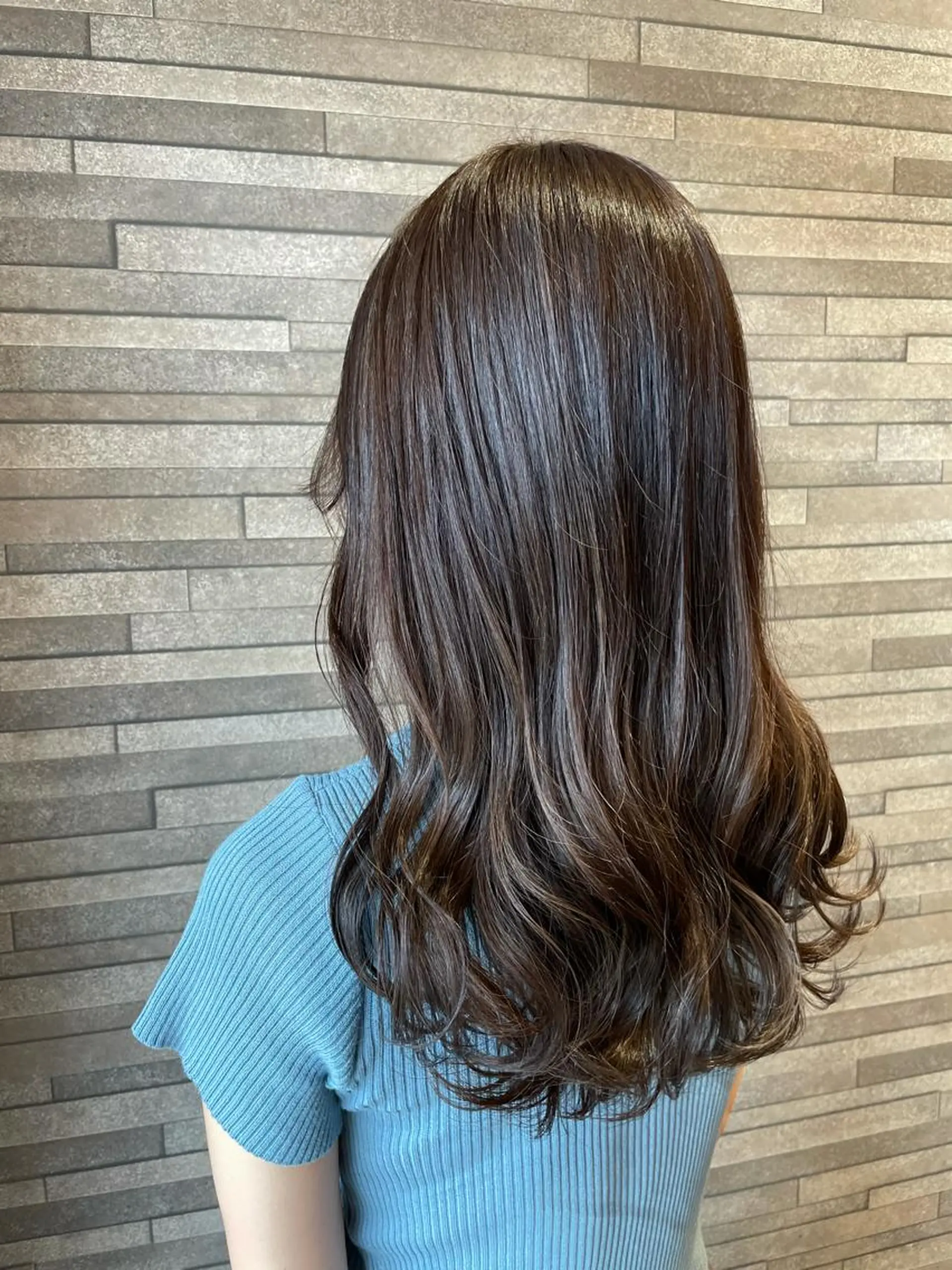 セミロング 【髪質改善】 夏目結以のヘアスタイル