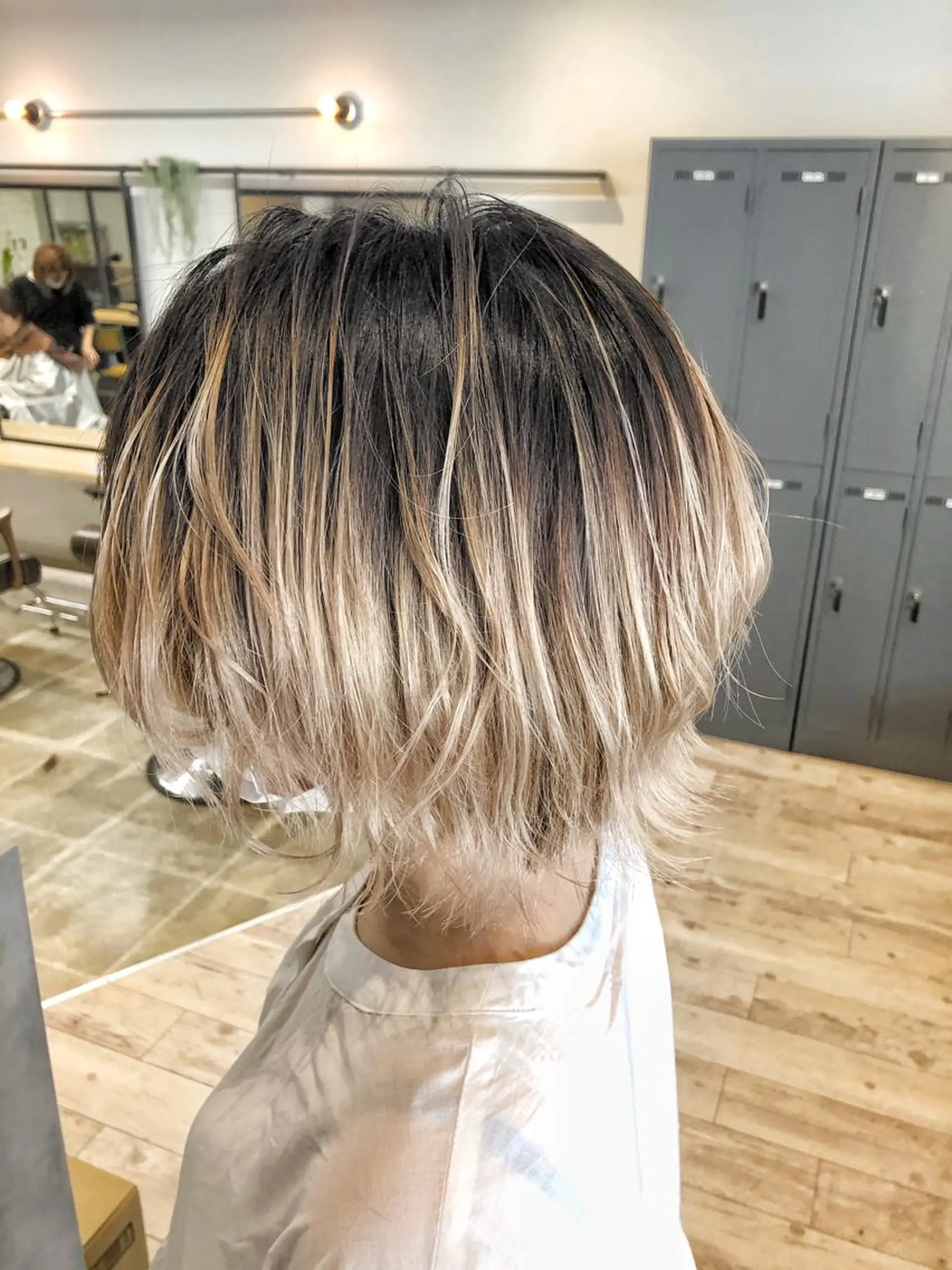 ショート カラー ヘアカラー トリートメント 土谷 敦郎のヘアスタイル