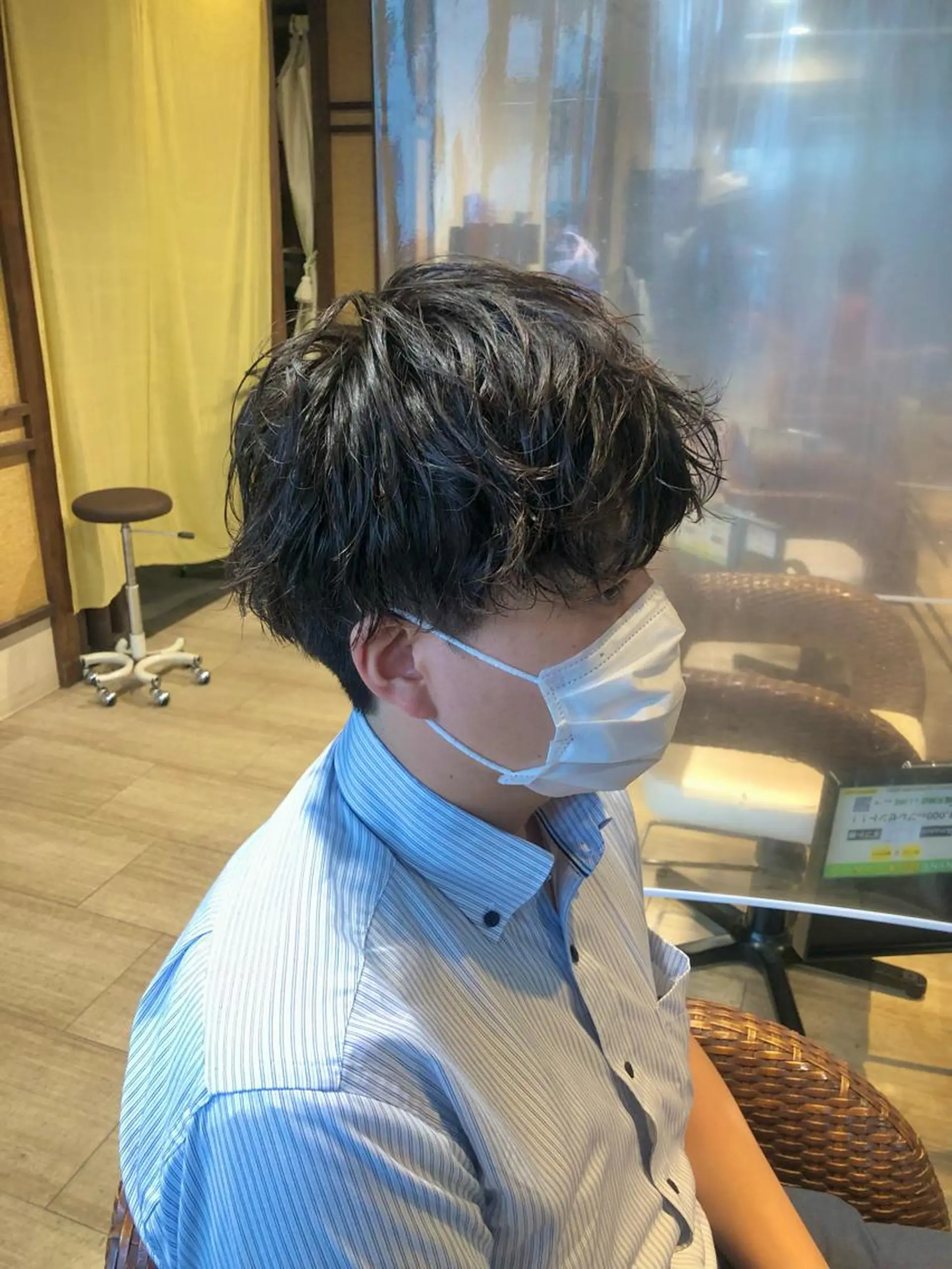 ショート パーマ メンズ メンズパーマ ニュアンスパーマ パーマ/ハイトーン スパイキー/神田正紀のヘアスタイル