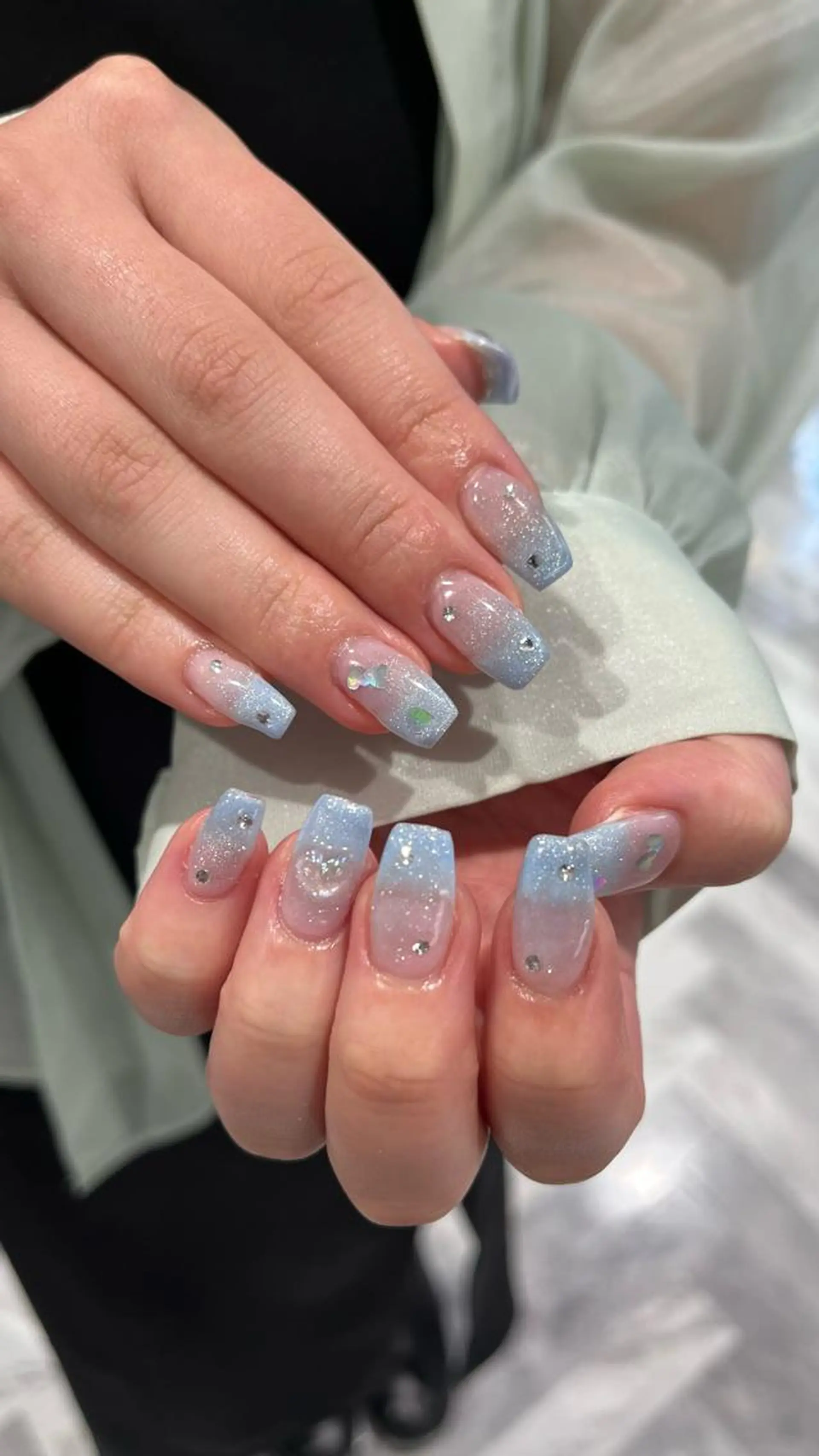 カラー ネイル マツエク・マツパ グラデーションカラー ピンクカラー カラーマツエク フレンチガーリー 長さ出し mai🤍縮毛酸性ス トレート/アイリストのヘアスタイル