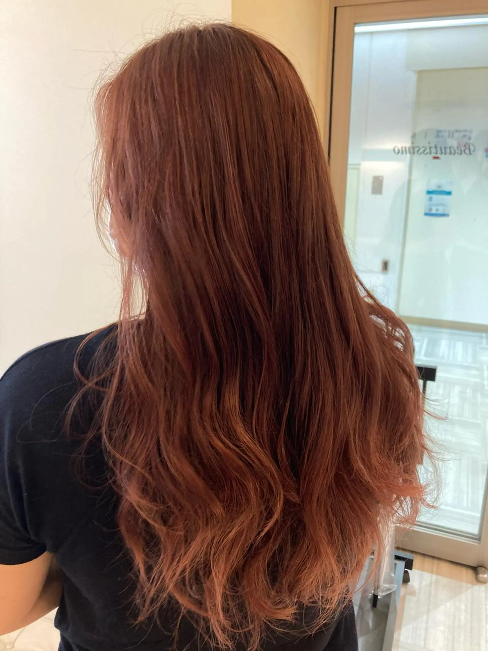 ロング カラー ピンクカラー 後藤 瑞季のヘアスタイル