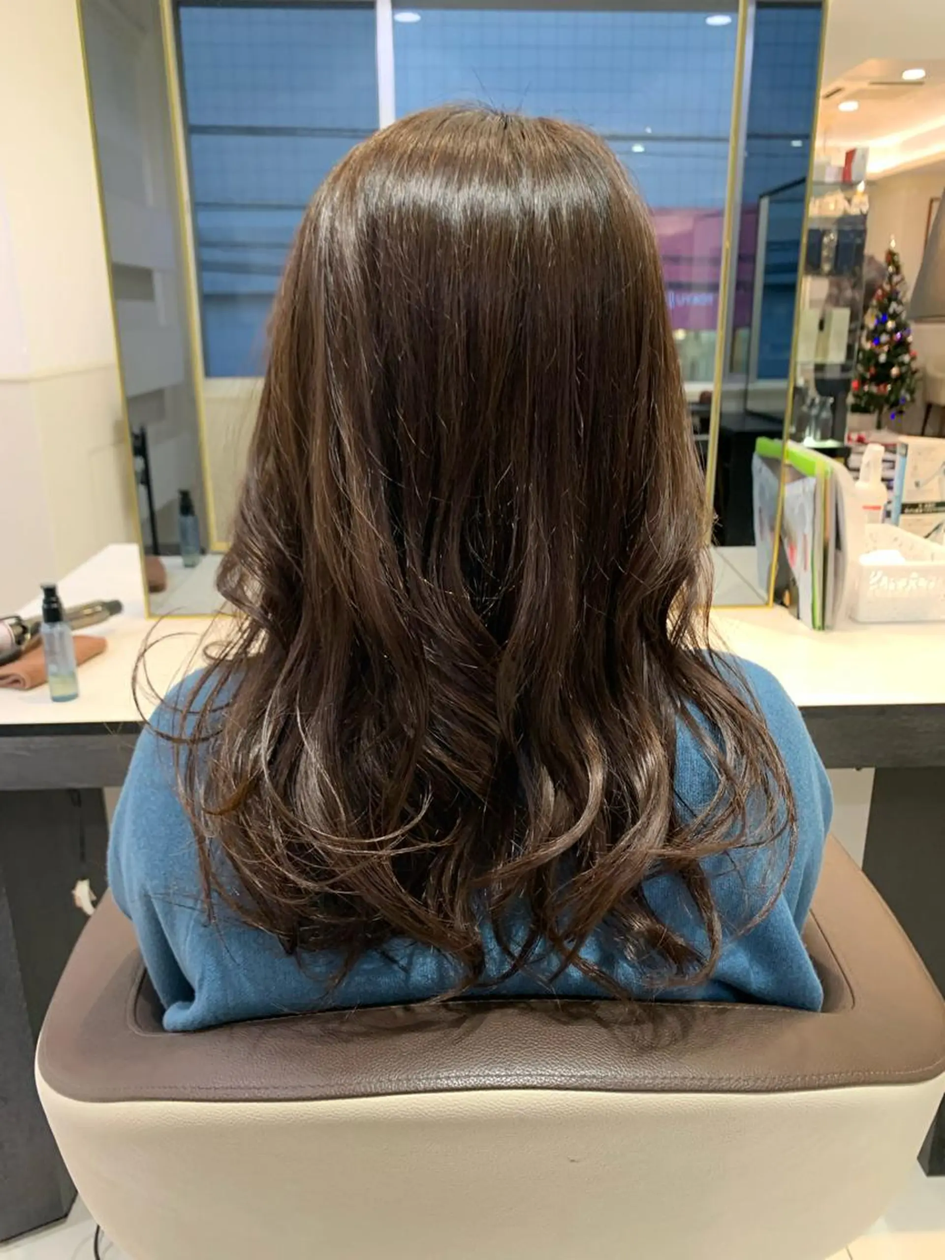 ロング カラー 小田切 栄司のヘアスタイル