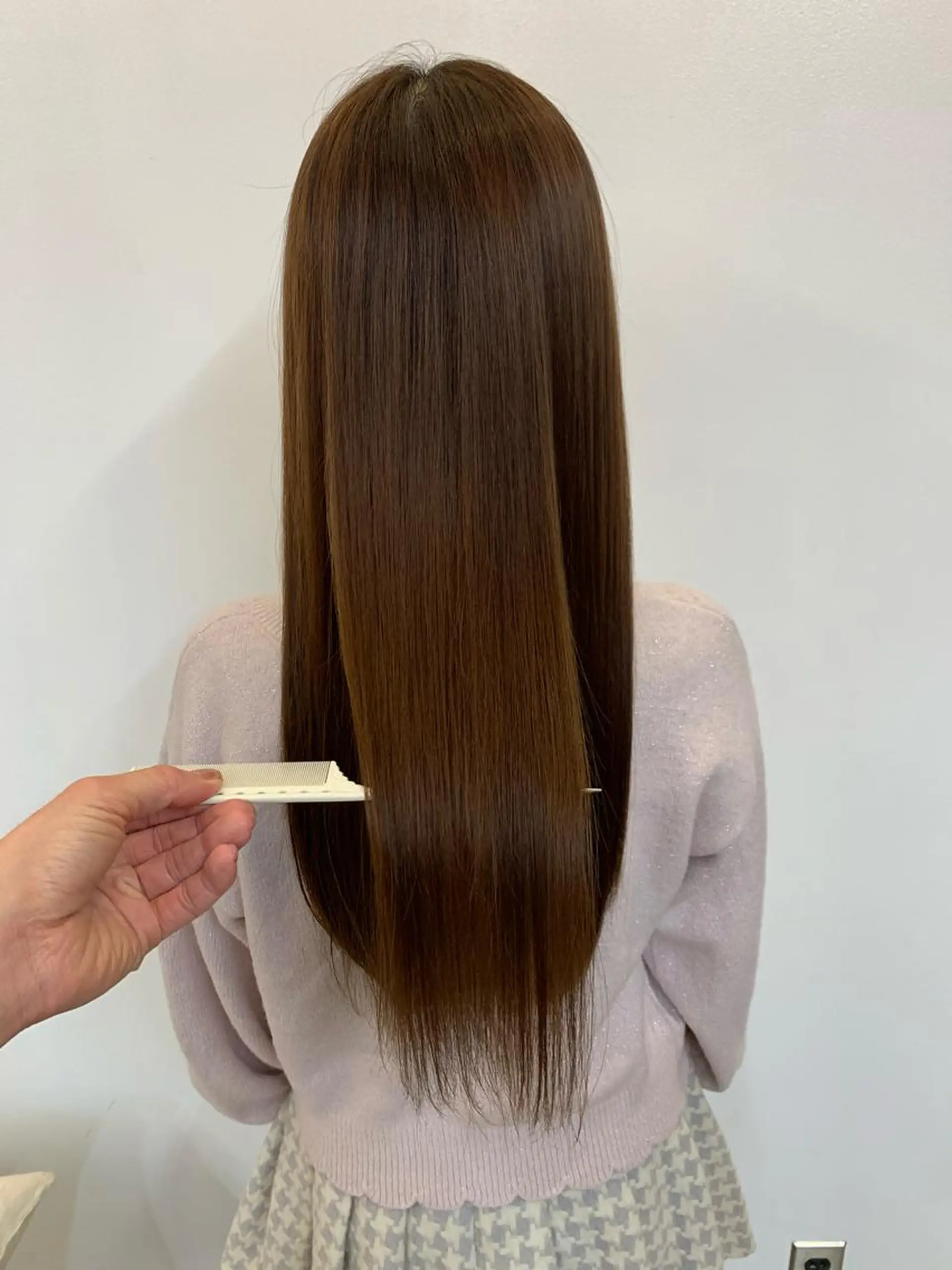 ロング カラー ブリーチ トリートメント トップ スタイリストのヘアスタイル