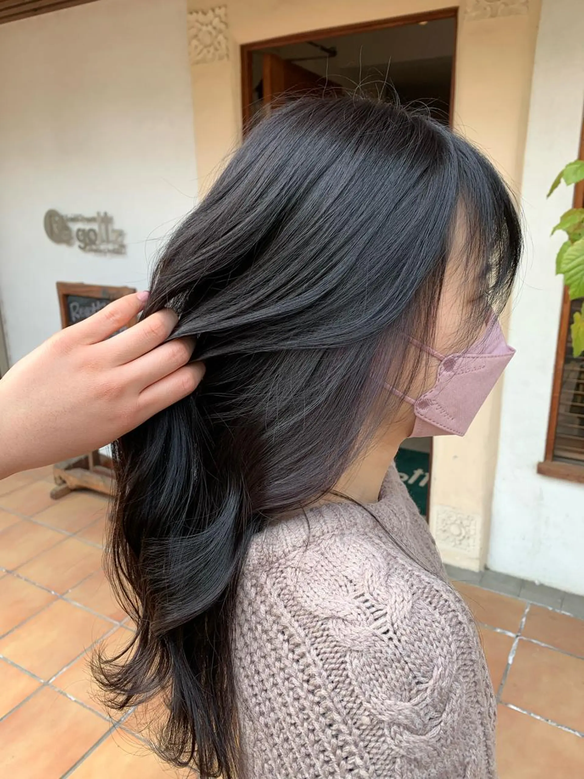 ロング カラー カット ヘアカラー トリートメント ヘッドスパ putri 川邉 優花のヘアスタイル