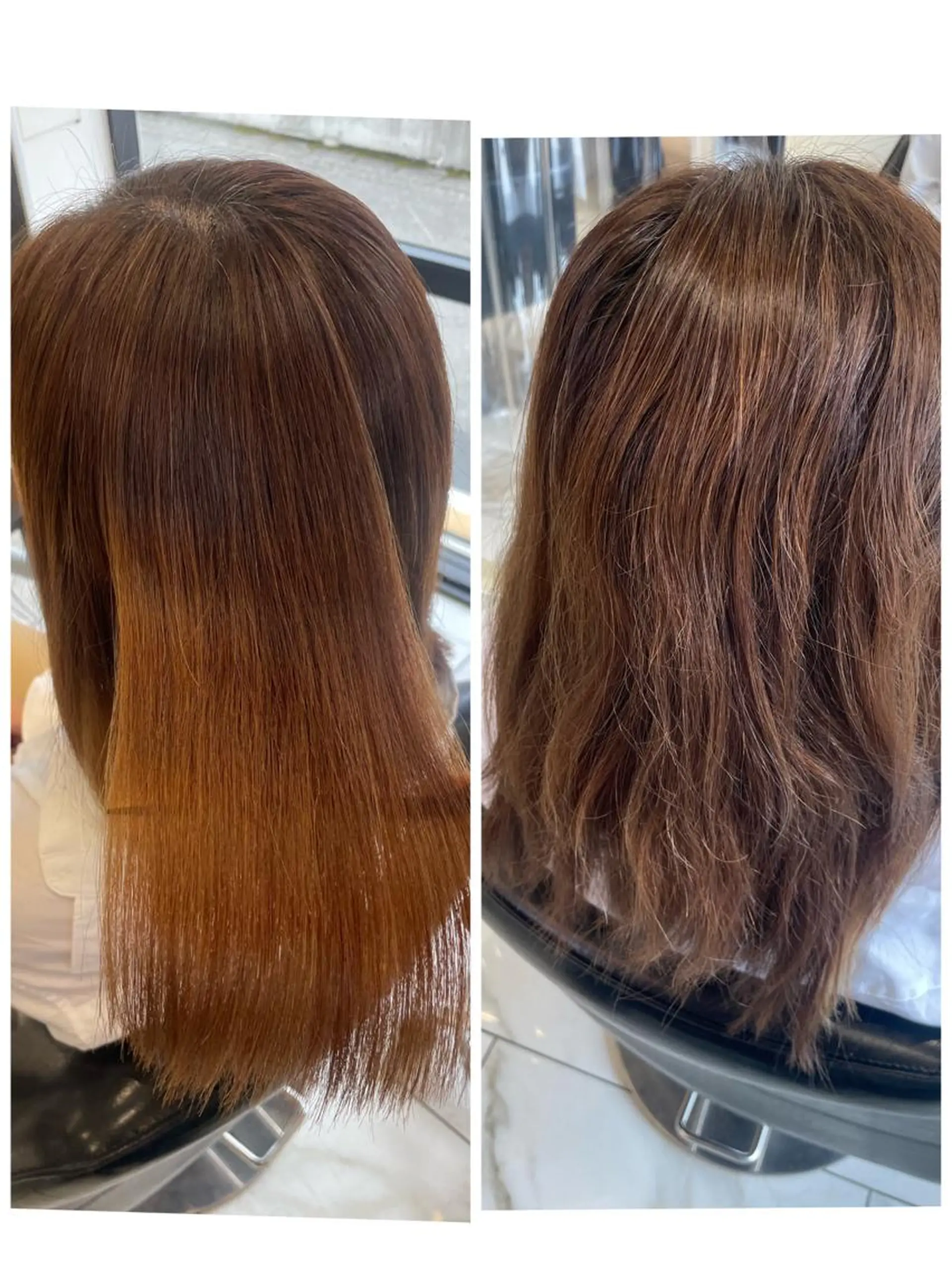 ミディアム 小顔カット✨ 透明感カラー/村上のヘアスタイル