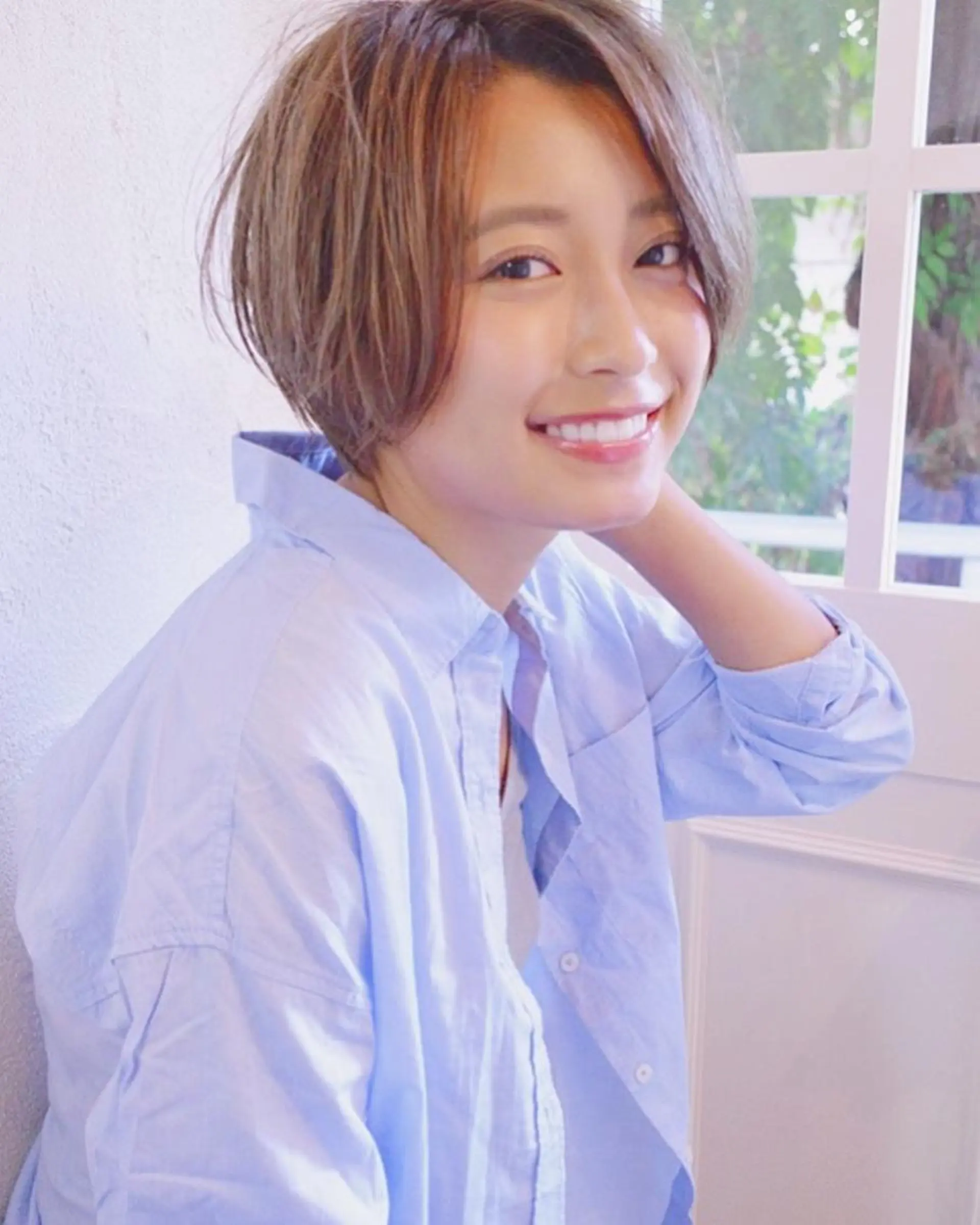 ショート カラー 小顔ショート✁ ⁂Yukari⁂のヘアスタイル