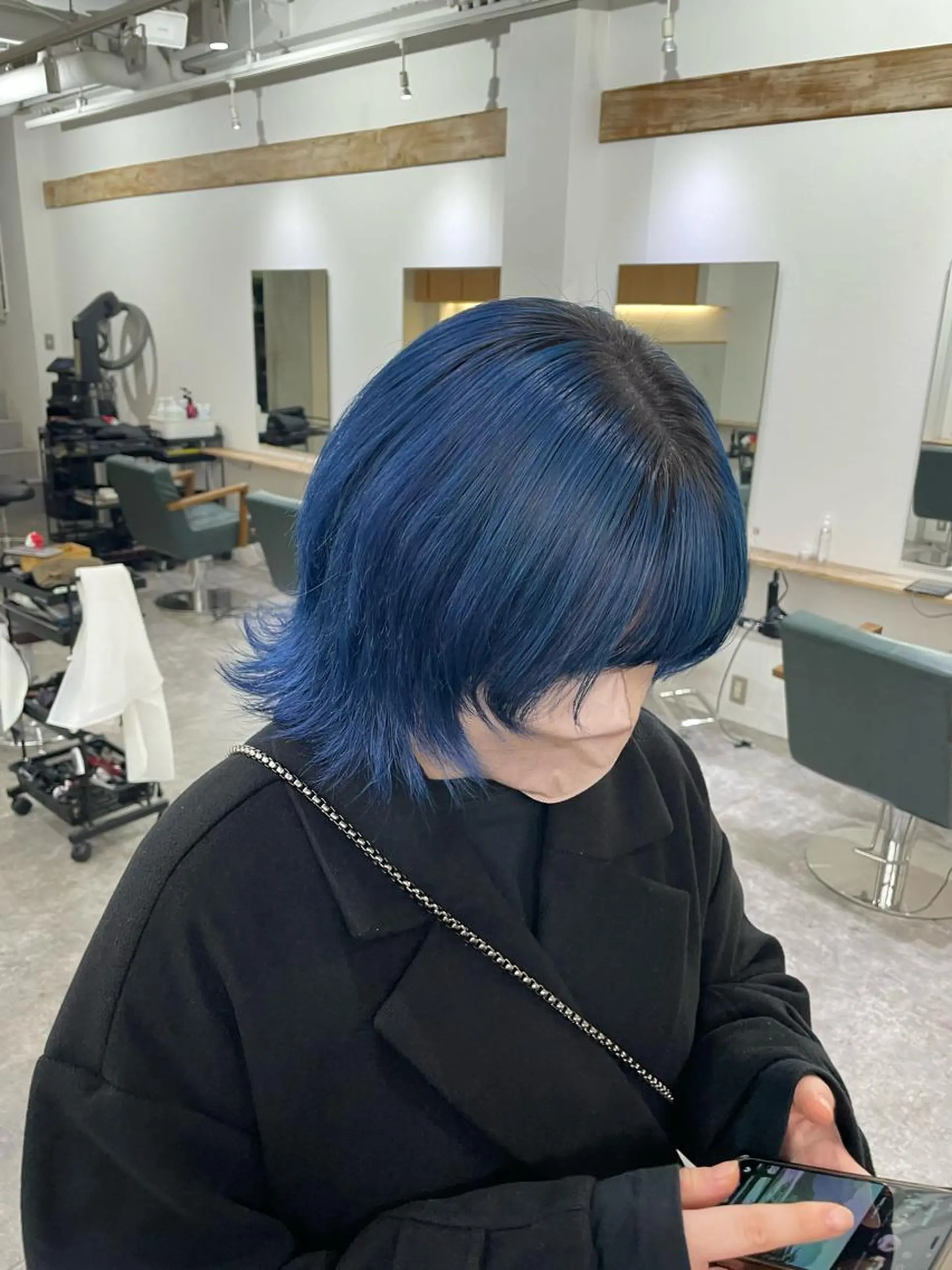 カラー REINA/ブリーチ /ハイトーン/原宿のヘアスタイル