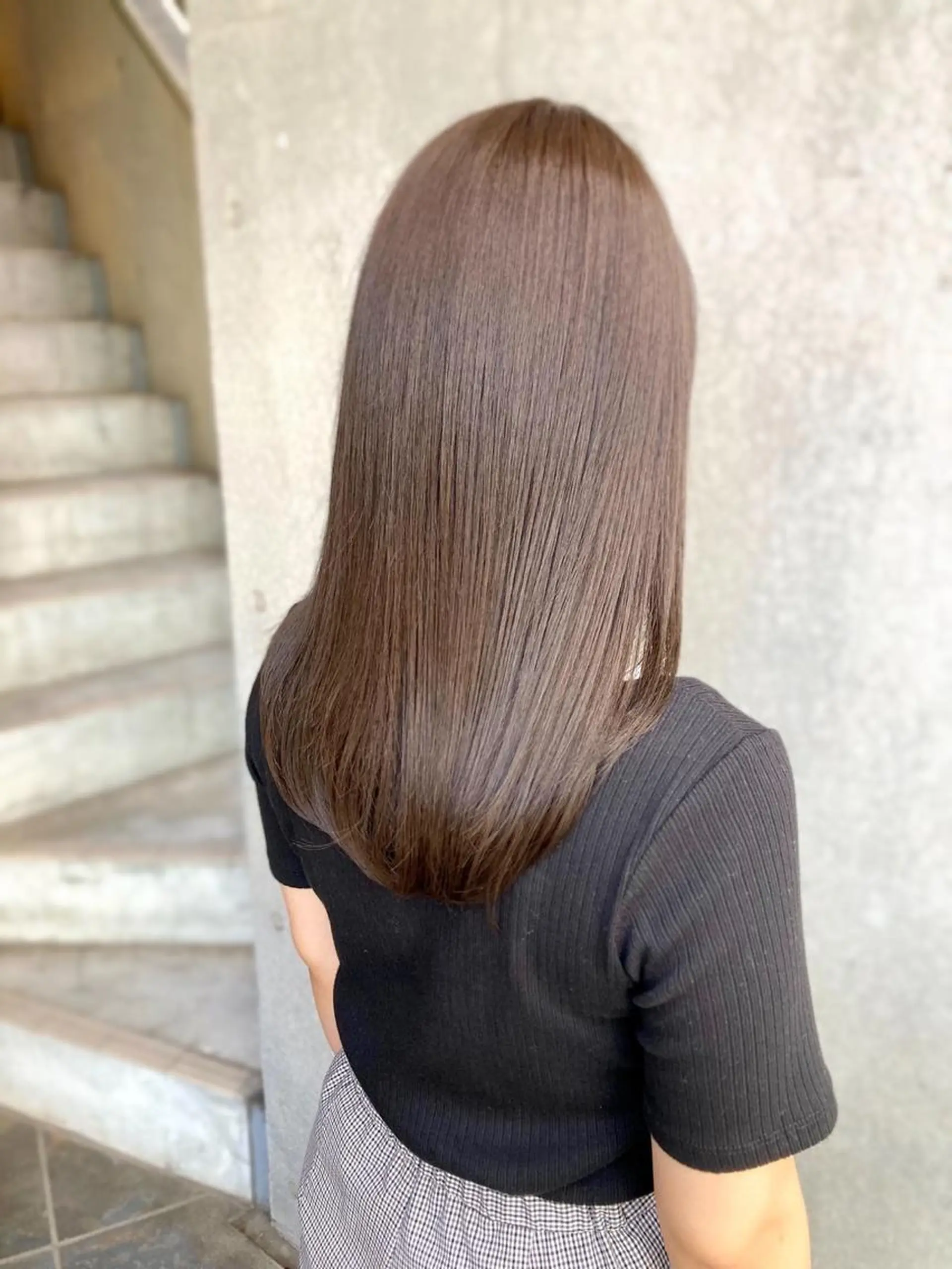 セミロング カラー ボブ& 髪質改善FUMIYAのヘアスタイル