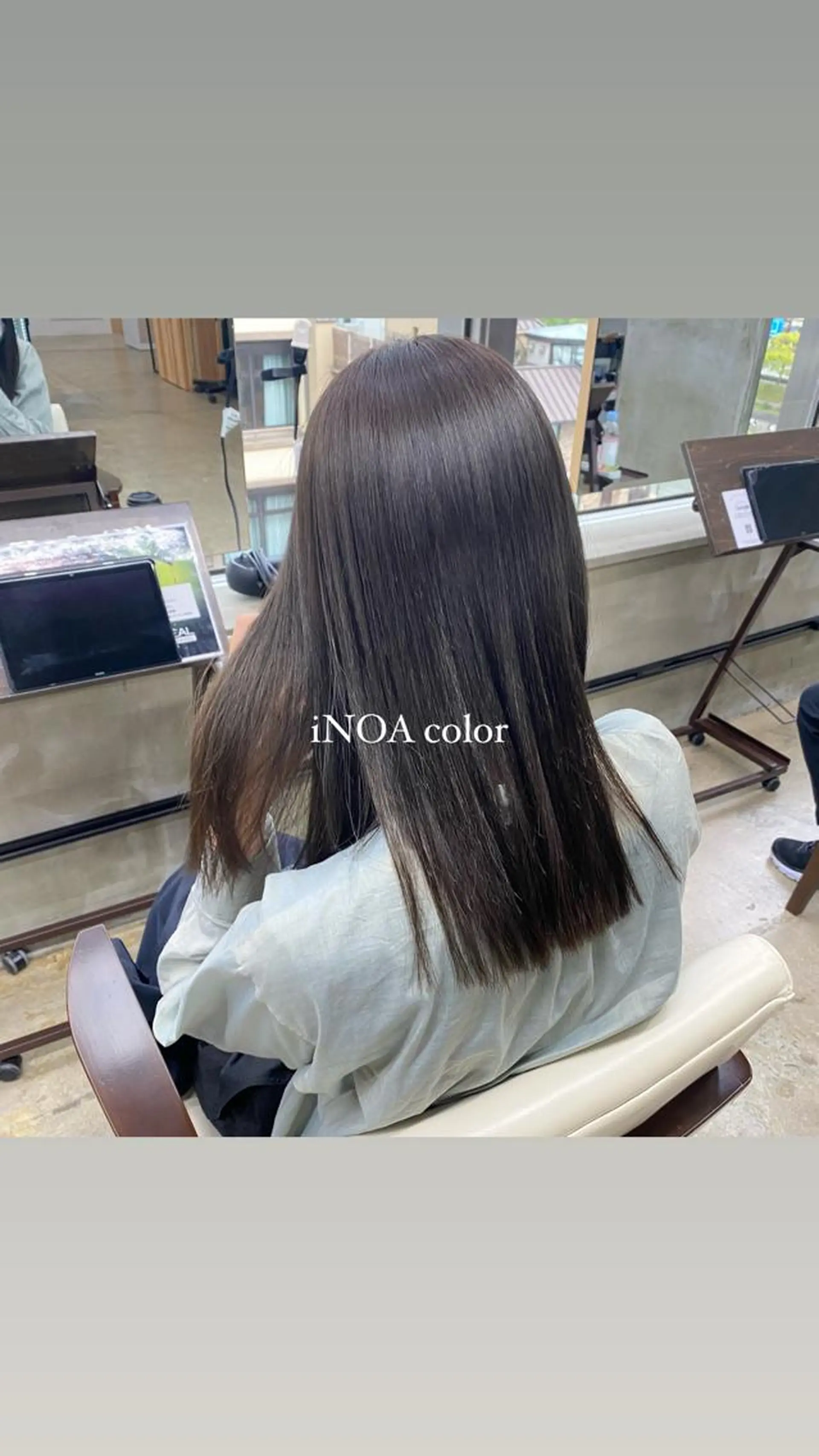 セミロング 茜璃/ブリーチカラー /レイヤーカットのヘアスタイル