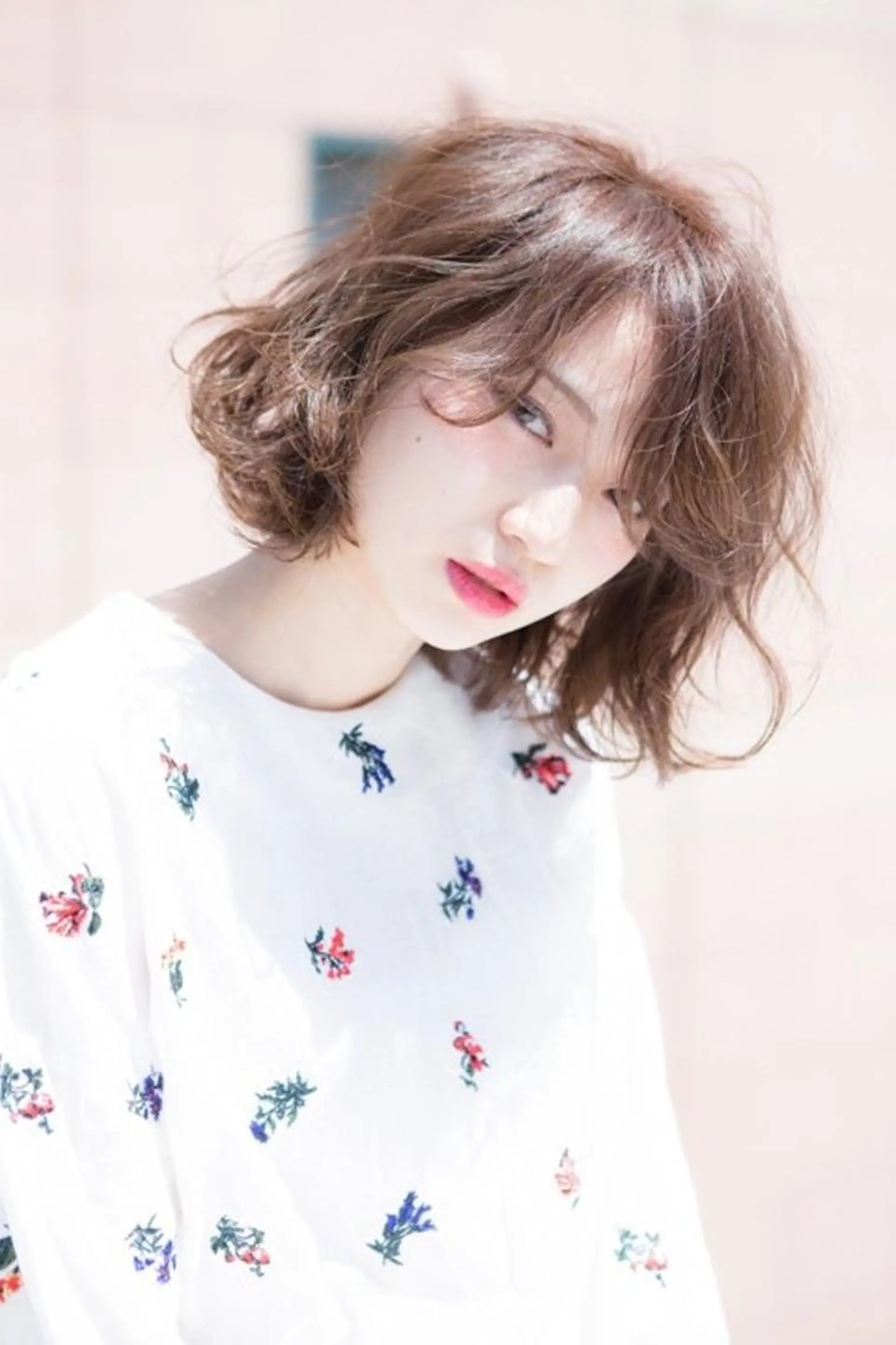ミディアム ba-boo 広島のヘアスタイル