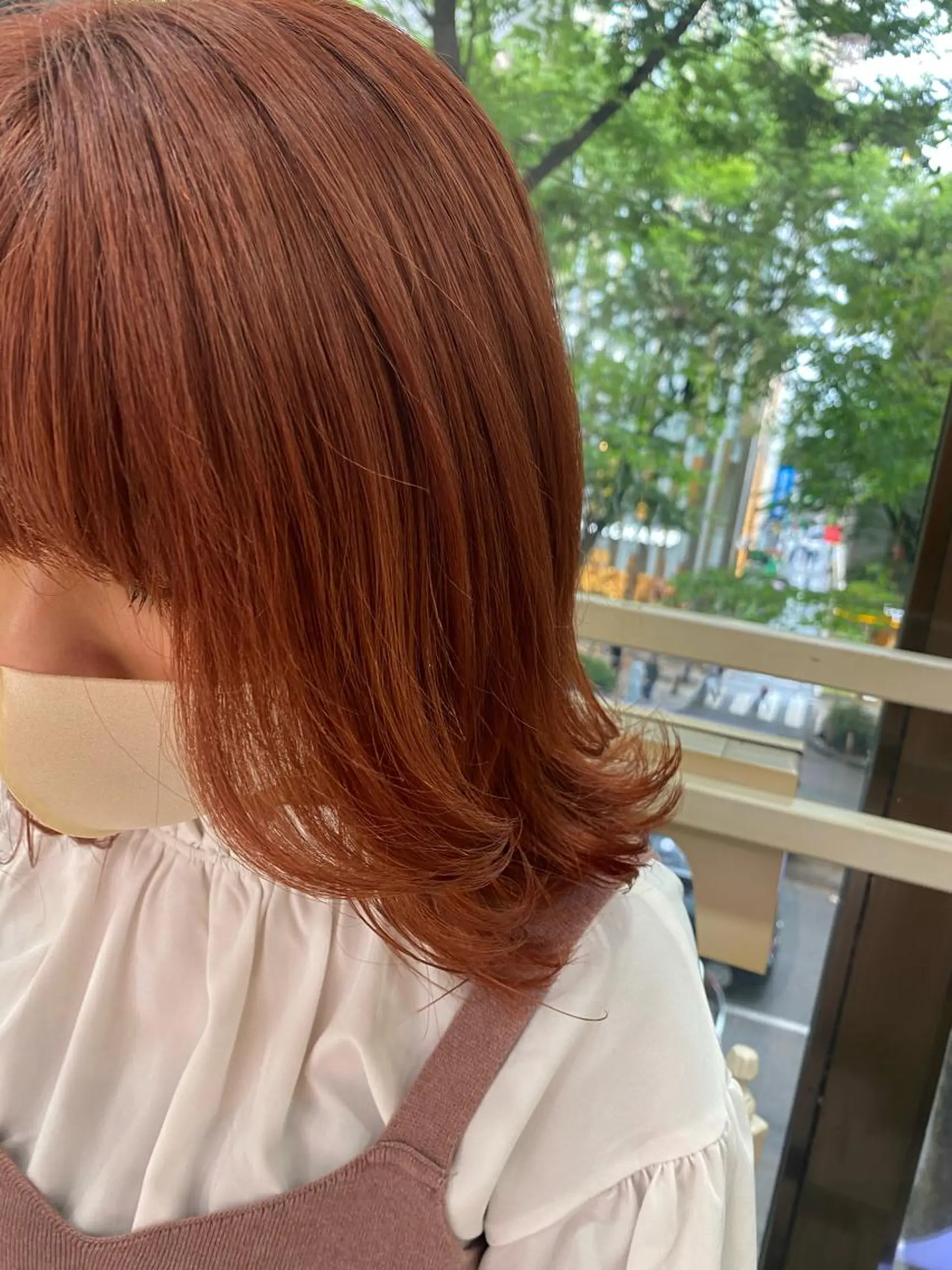 セミロング カラー ヘアアレンジ 透明感カラー 古山 結季🌙🖤のヘアスタイル