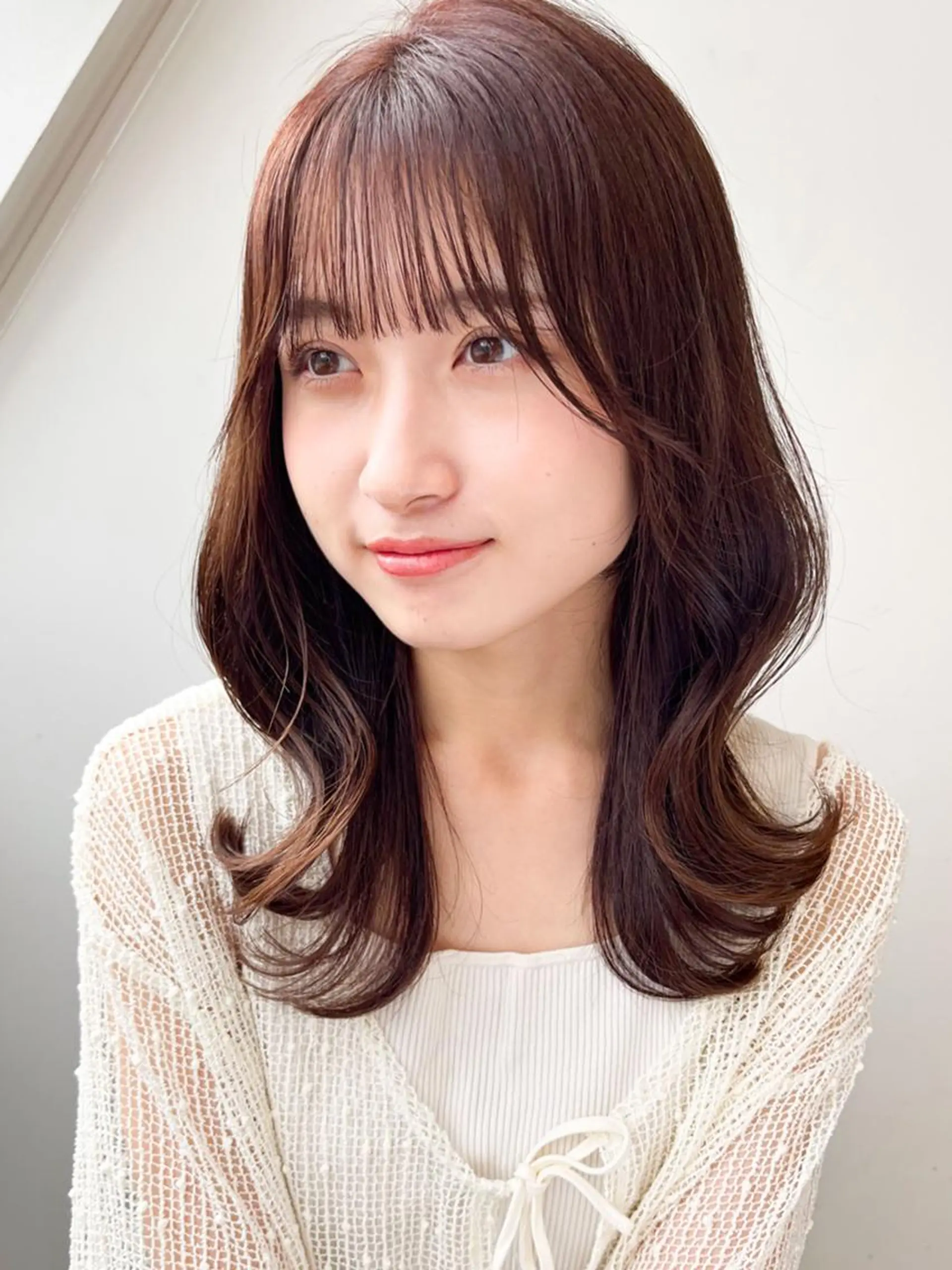 ロング カラー 盛れる顔周り×韓国 レイヤー/あやの🐒のヘアスタイル