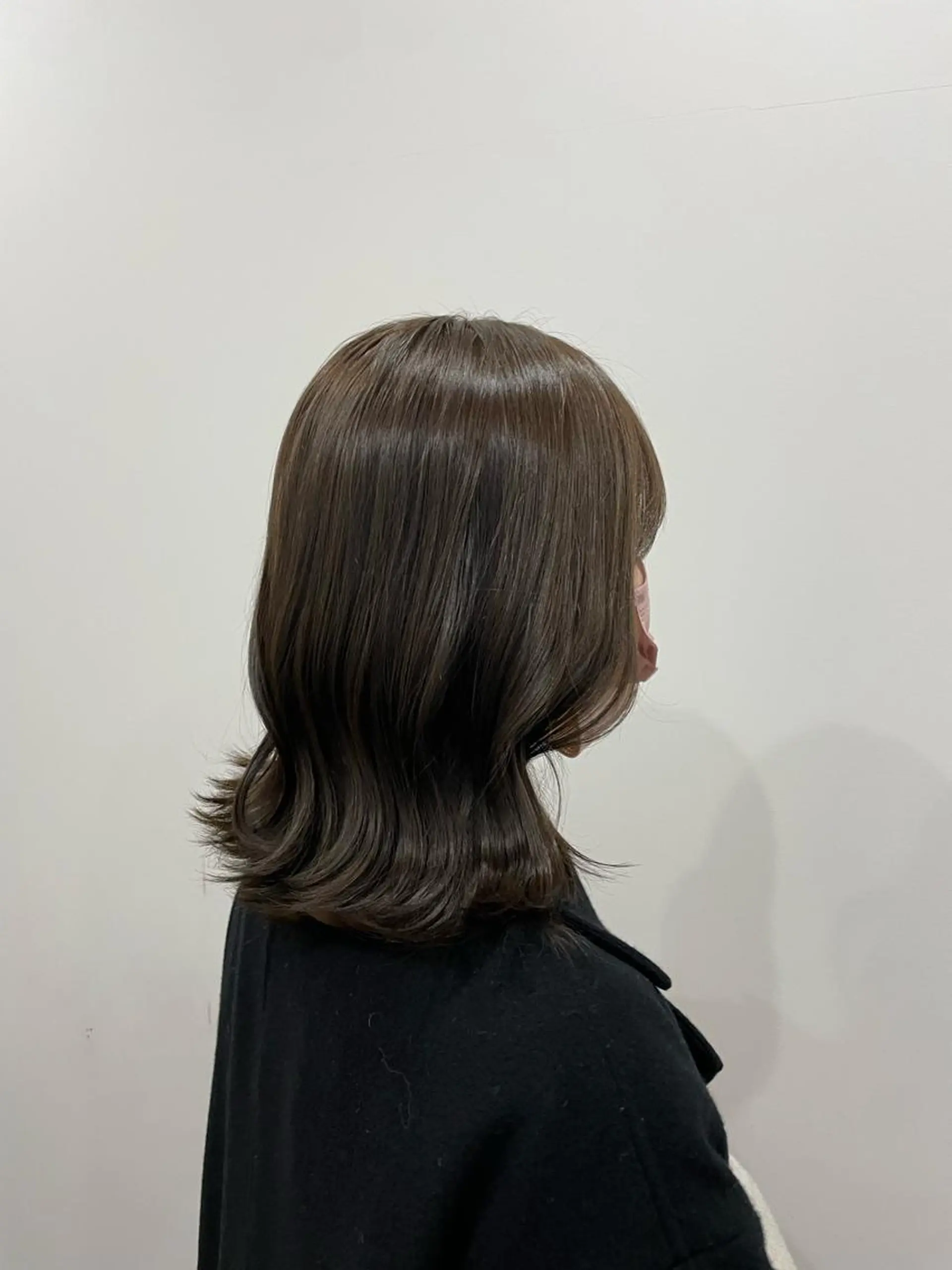 ミディアム カラー トリートメント カット ヘアカラー トリートメント ニシザカ マナのヘアスタイル