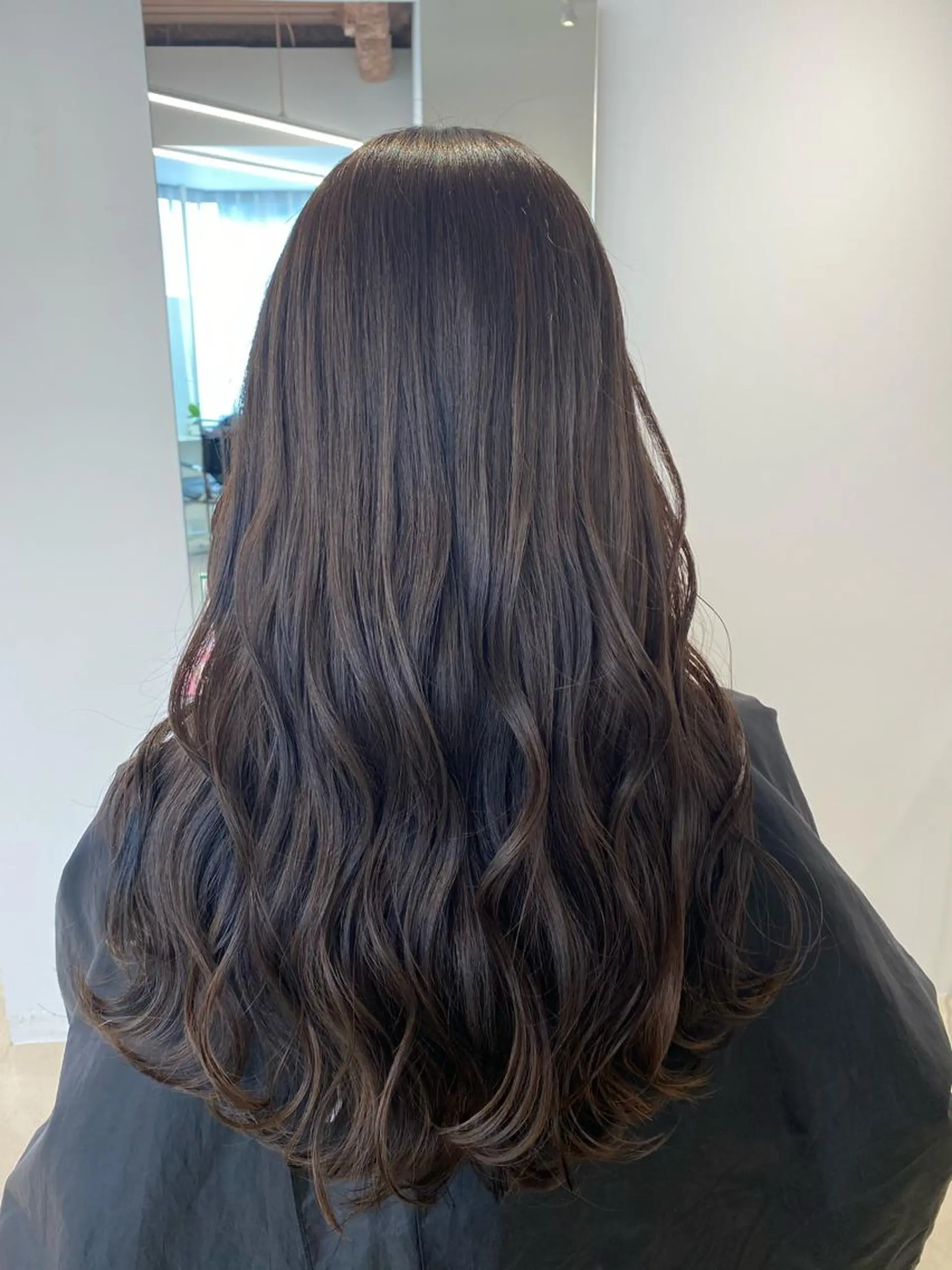 ロング カラー ヘアアレンジ ブラウンカラー ココアブラウン イルミナカラー カット ヘアカラー トリートメント 池袋/韓国レイヤー 💗🐇amiのヘアスタイル