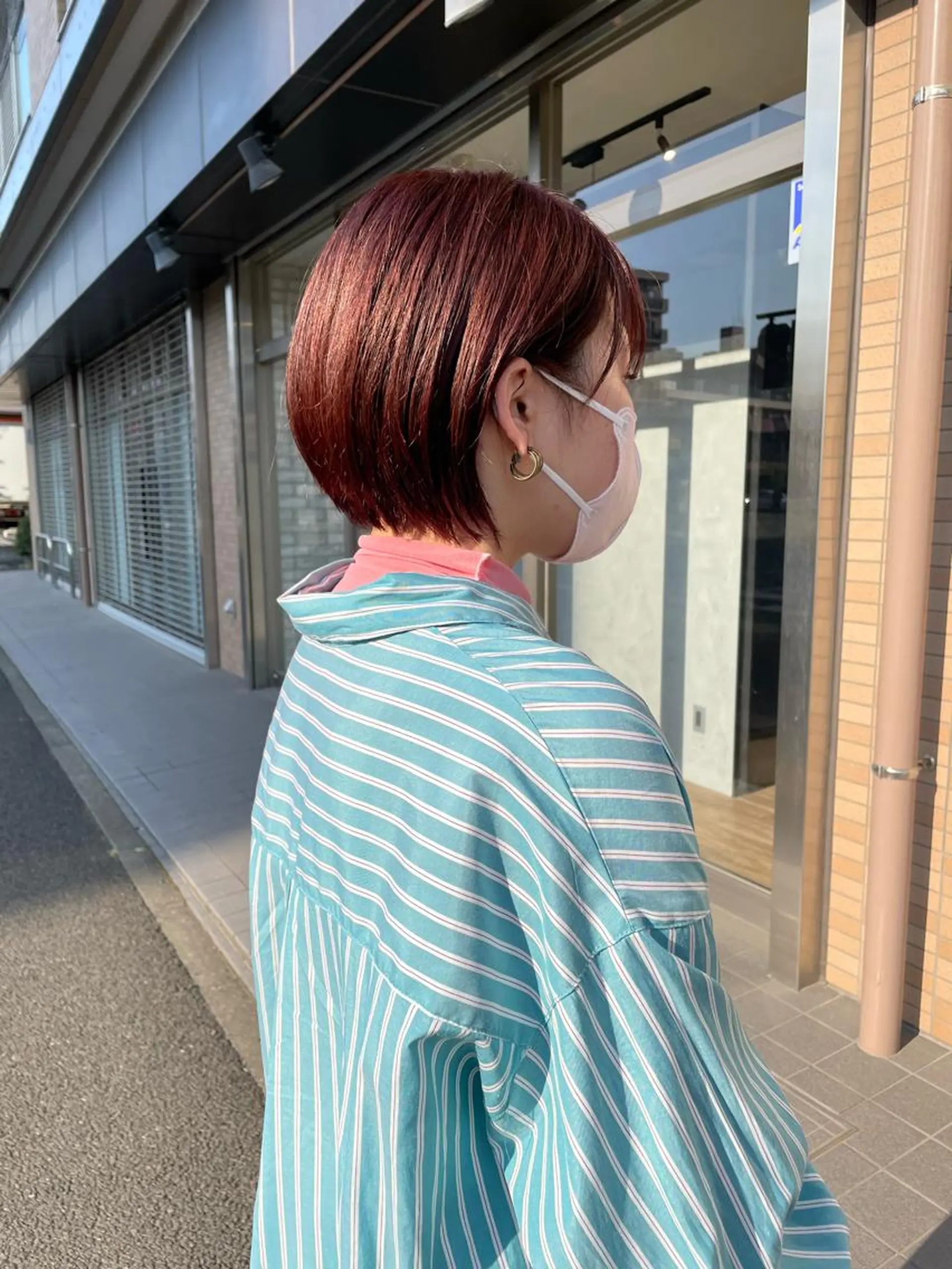 ショート カラー カット ヘアカラー トリートメント Basis 田口豪司のヘアスタイル