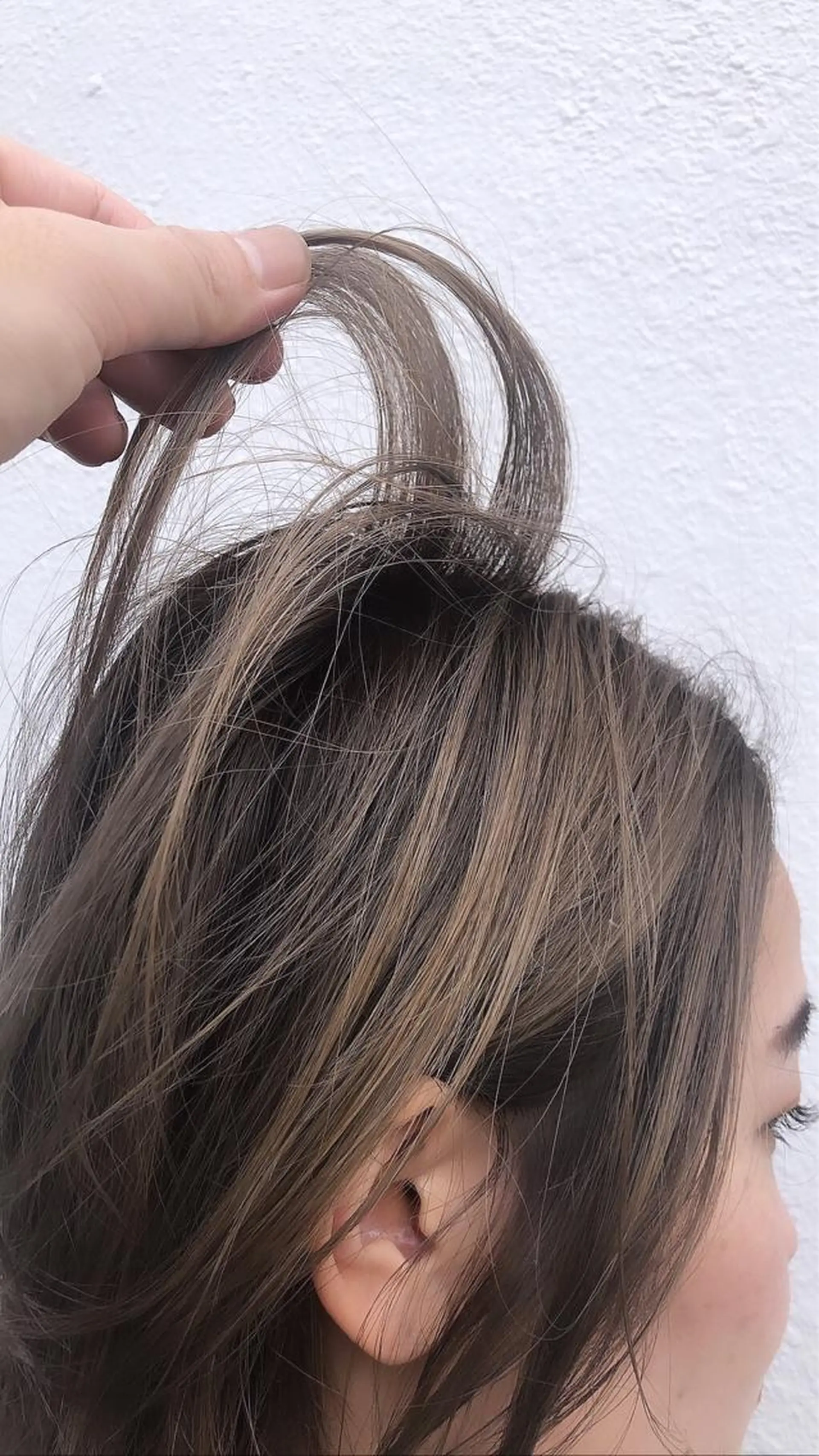 ショート カラー パーマ ヘアアレンジ 【白髪ぼかし 専門GBG】自由が丘のヘアスタイル