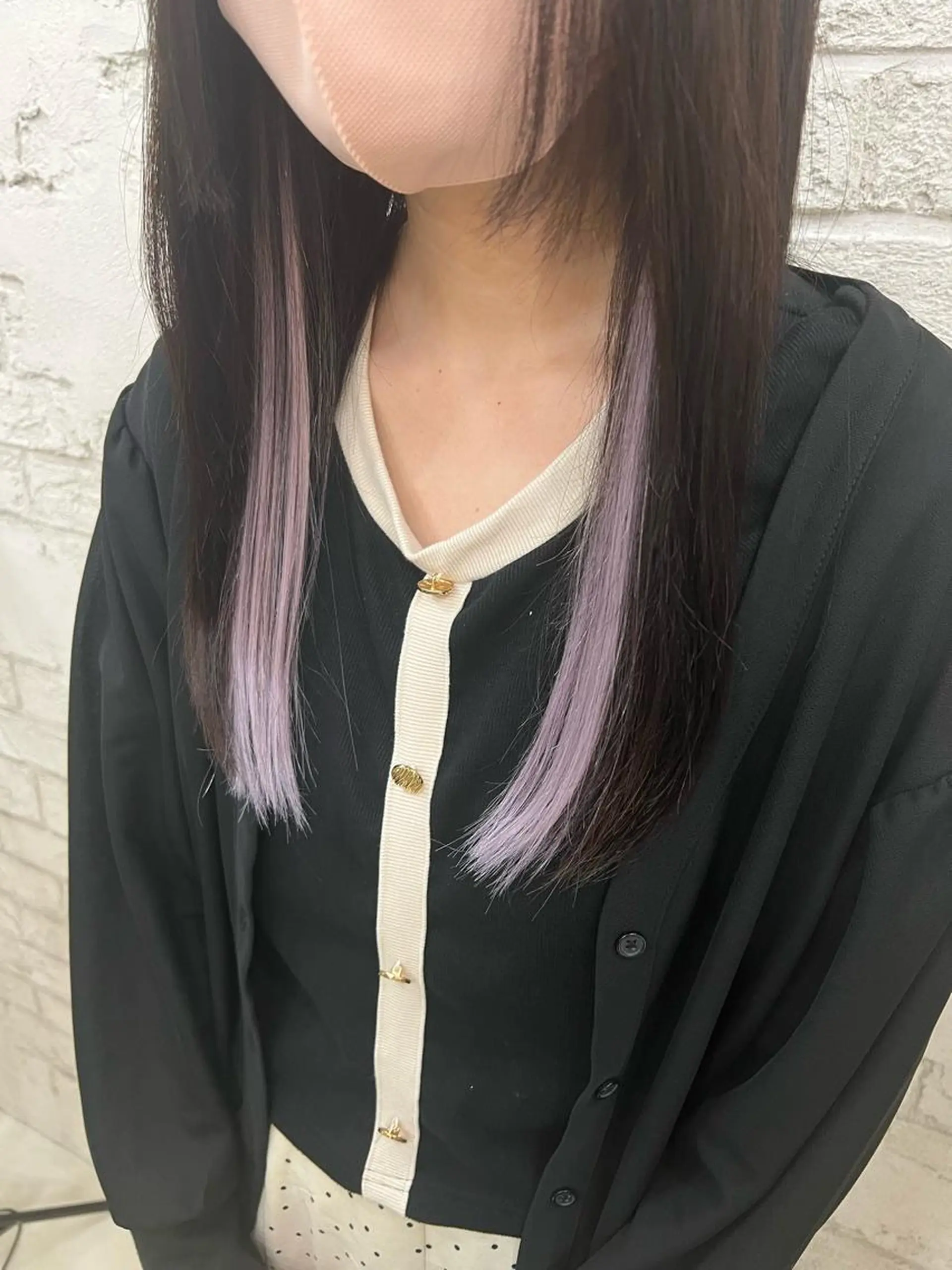 セミロング エクステ エクステ＆艶カラー 🎀YURINA🎀のヘアスタイル