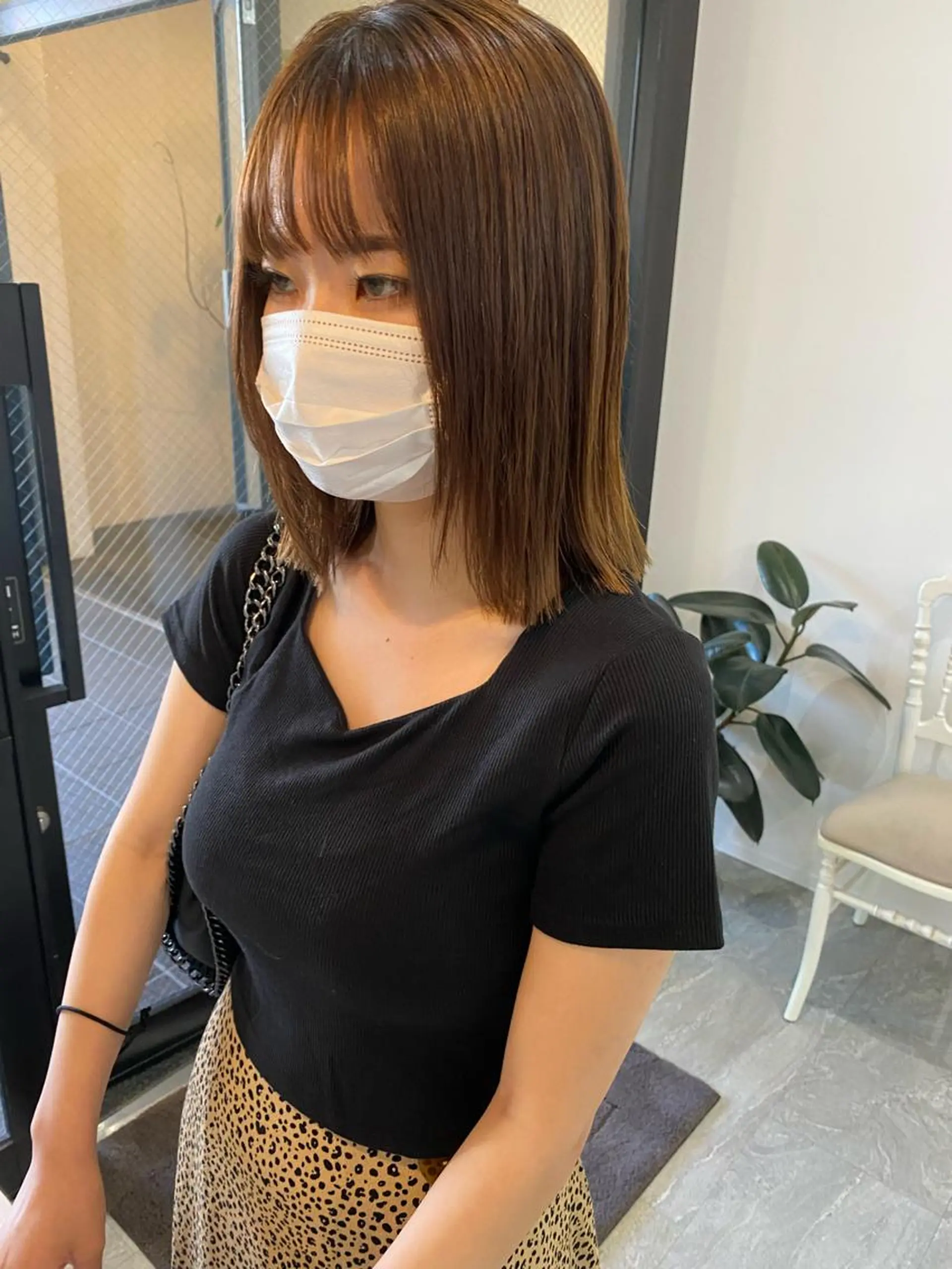 ミディアム カラー パーマ ヘアアレンジ メンズ キッズ ネイル マツエク・マツパ 髪質改善 🫧umu.🫧韓国 /レイヤー/ハッシュのヘアスタイル