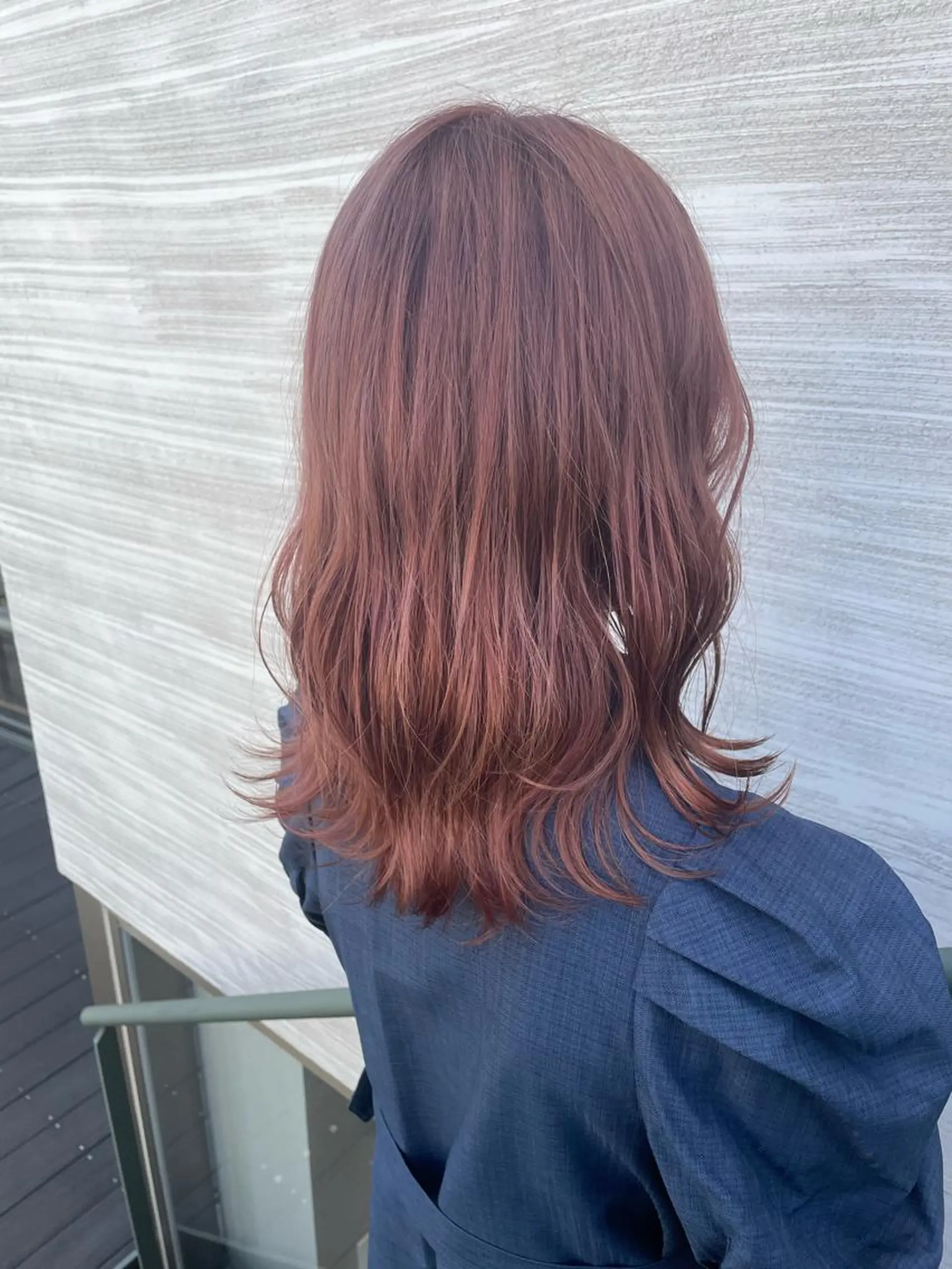 セミロング カラー ブリーチ ハイトーンカラー ピンクカラー 韓国風/オシャレ /縮毛矯正/滝口琴未のヘアスタイル