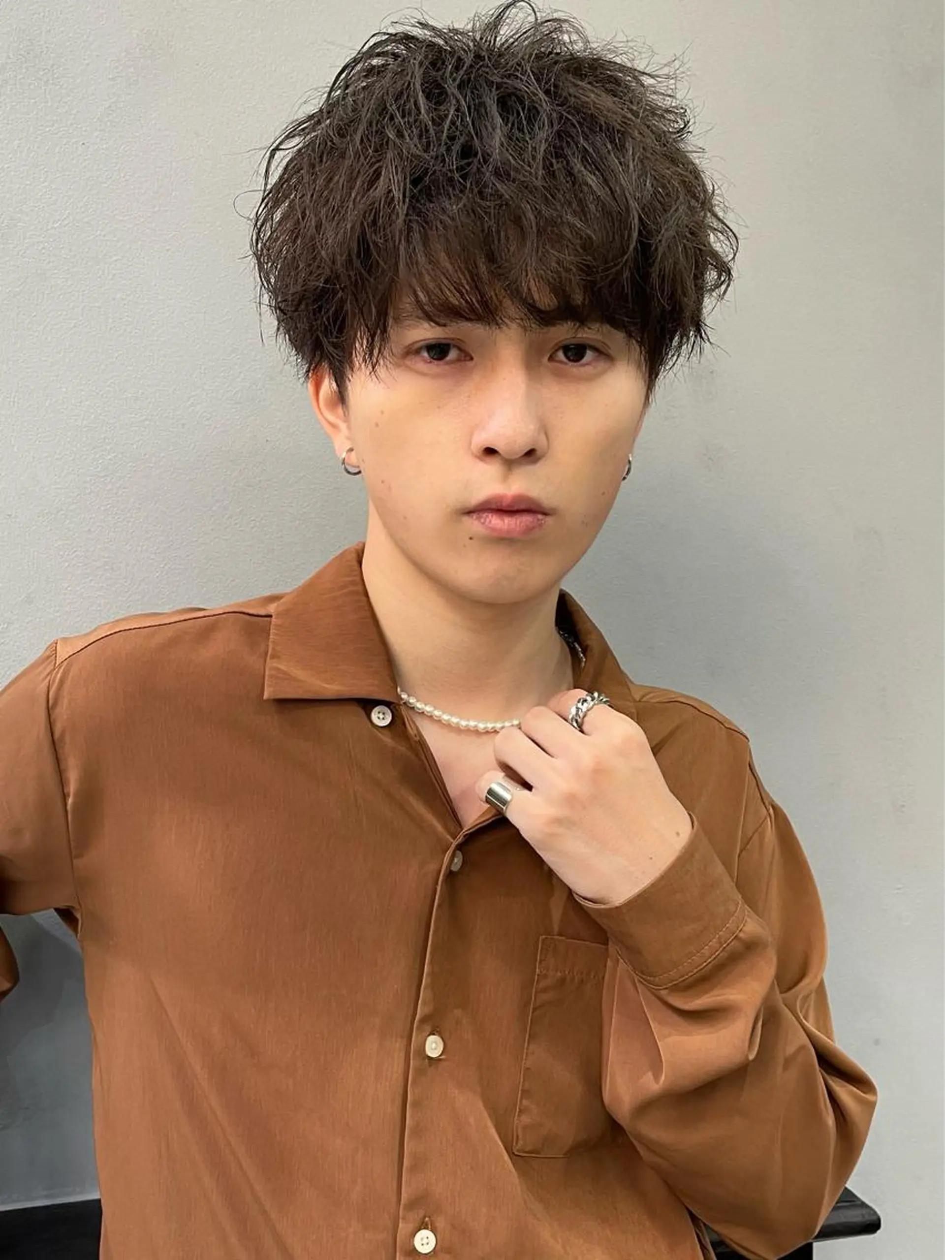 メンズ センターパート ／植田のヘアスタイル